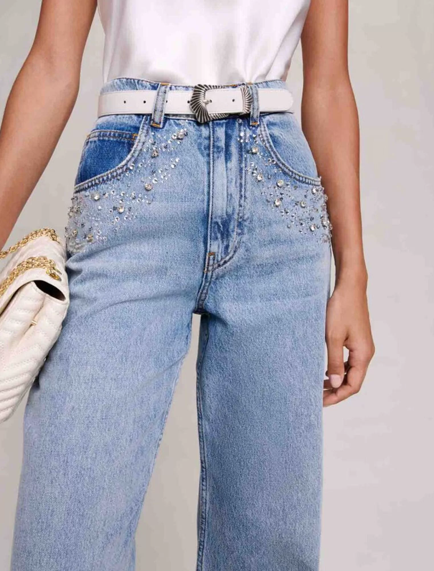 Women Maje Agrunge Belt With Buckle