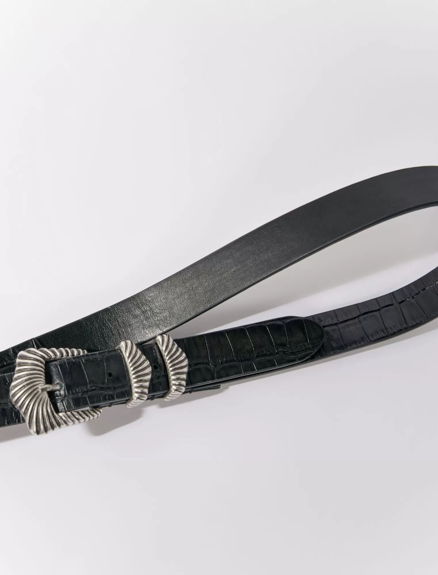 Women Maje Agrunge Double Buckle Belt