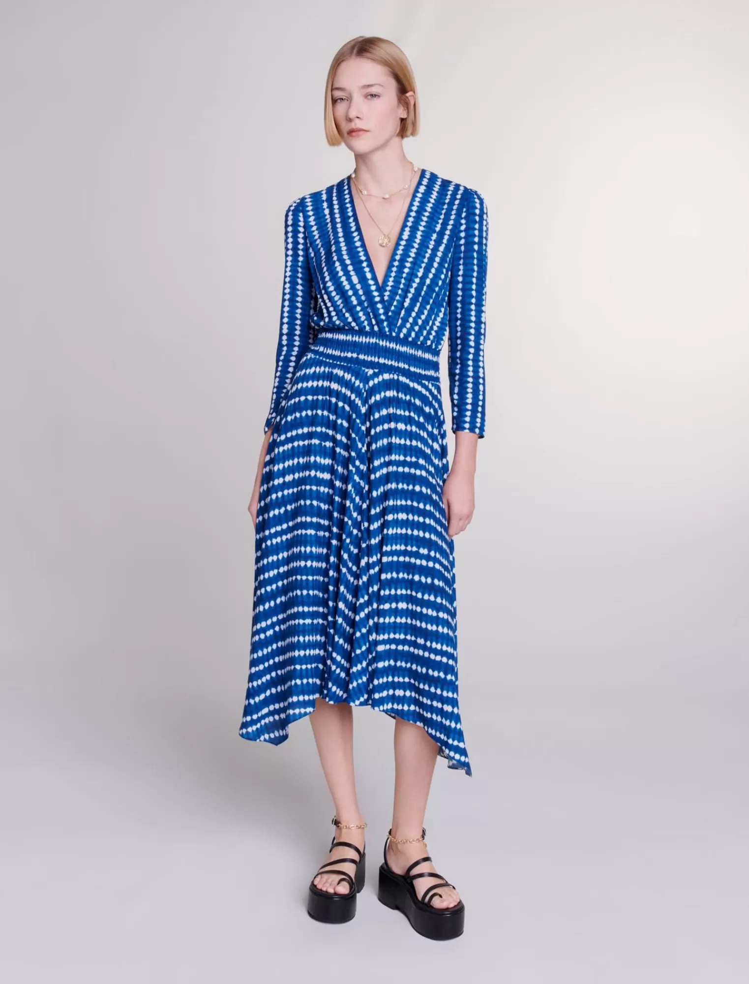 Women Maje Asymmetrical Maxi Dress