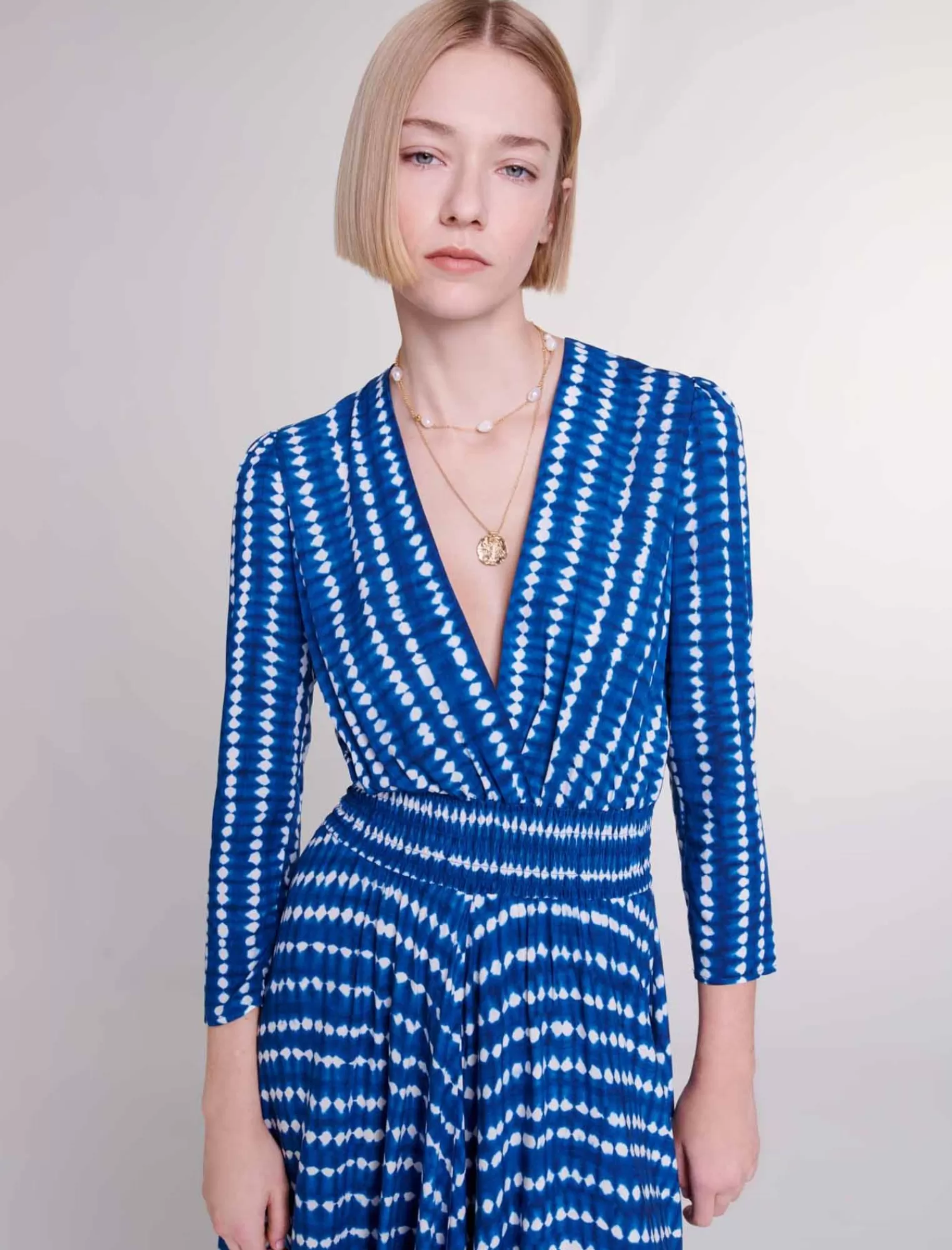 Women Maje Asymmetrical Maxi Dress