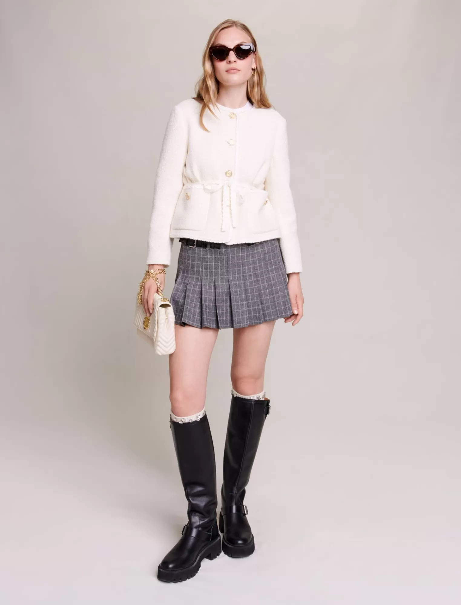 Women Maje Belted Jacket