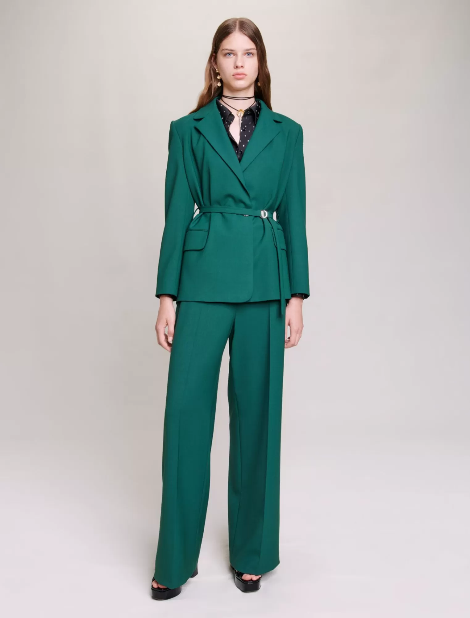 Women Maje Billowy Suit Jacket