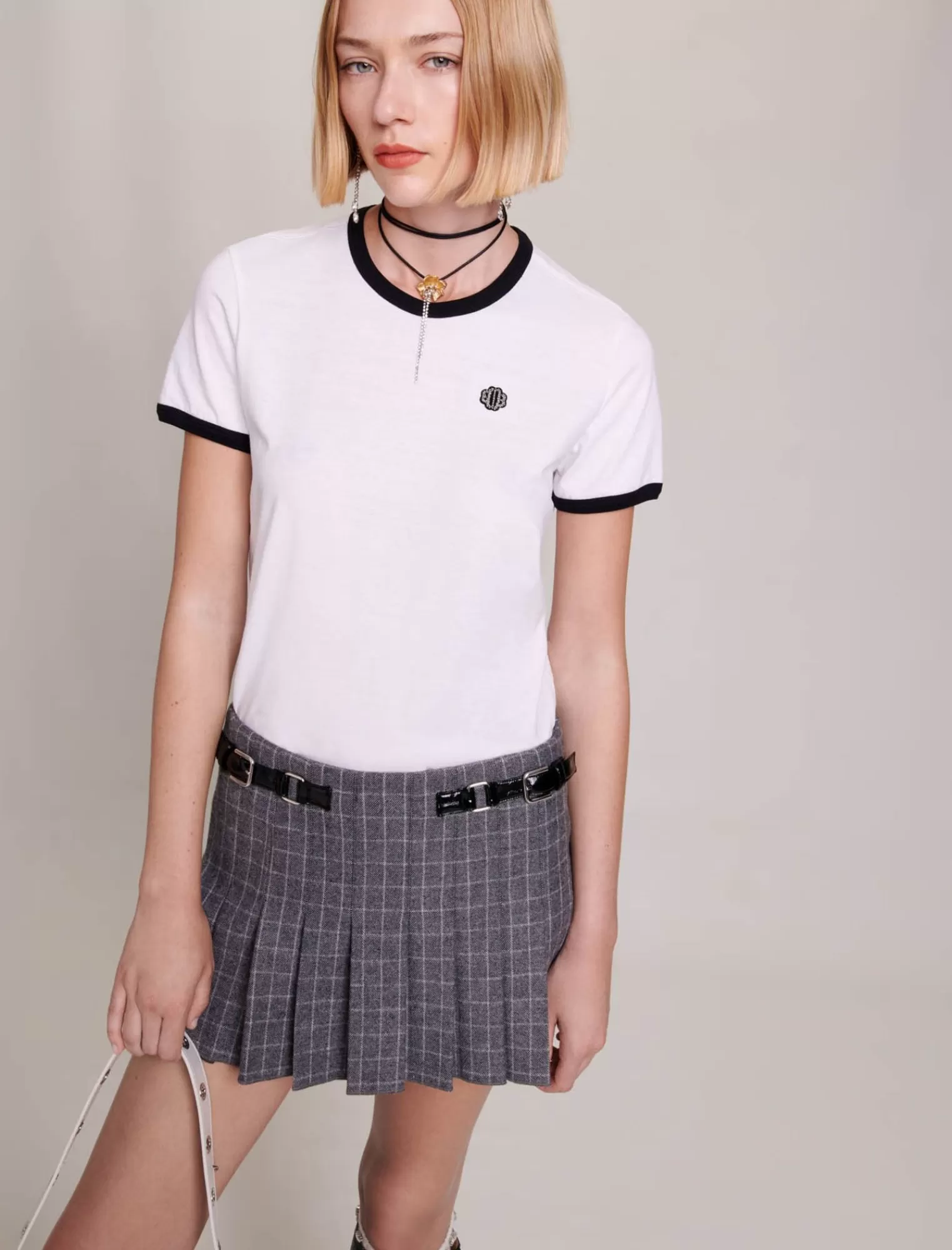 Women Maje Clover Cotton Tshirt