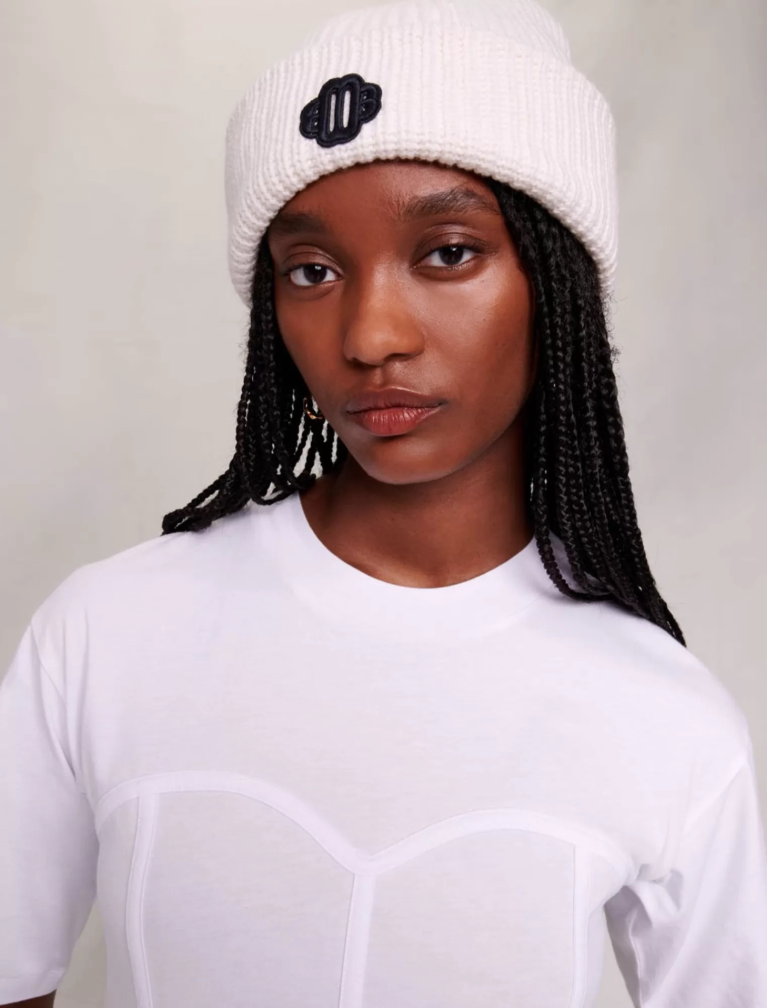Women Maje Corset Tshirt