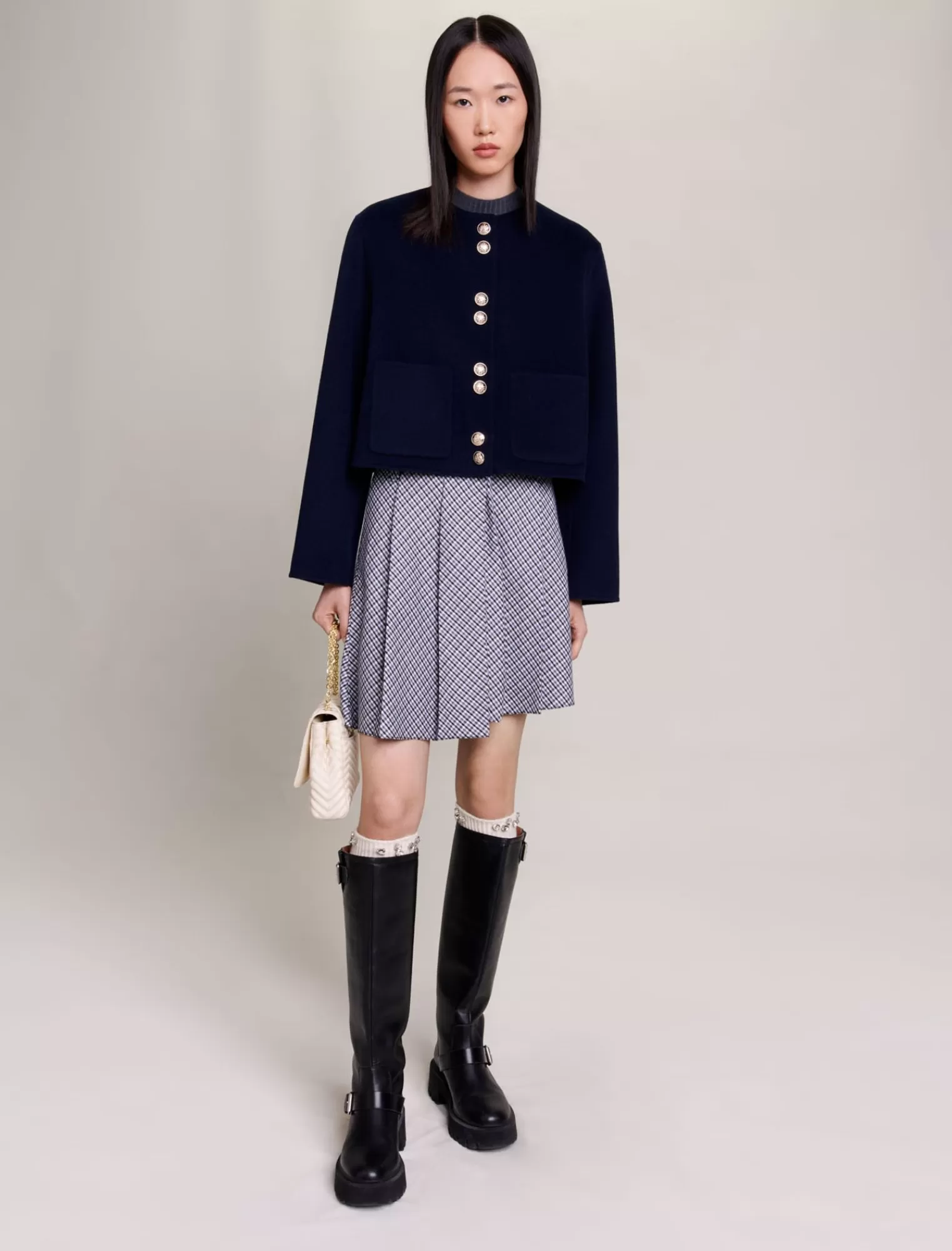 Women Maje Cropped Jacket