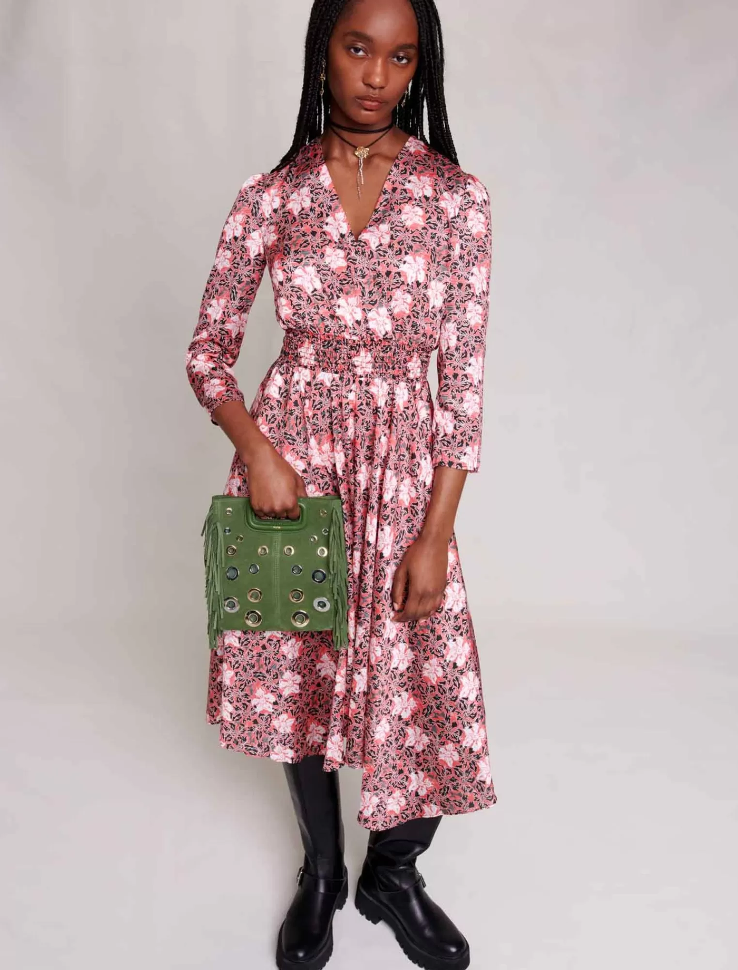 Women Maje Floral Maxi Dress