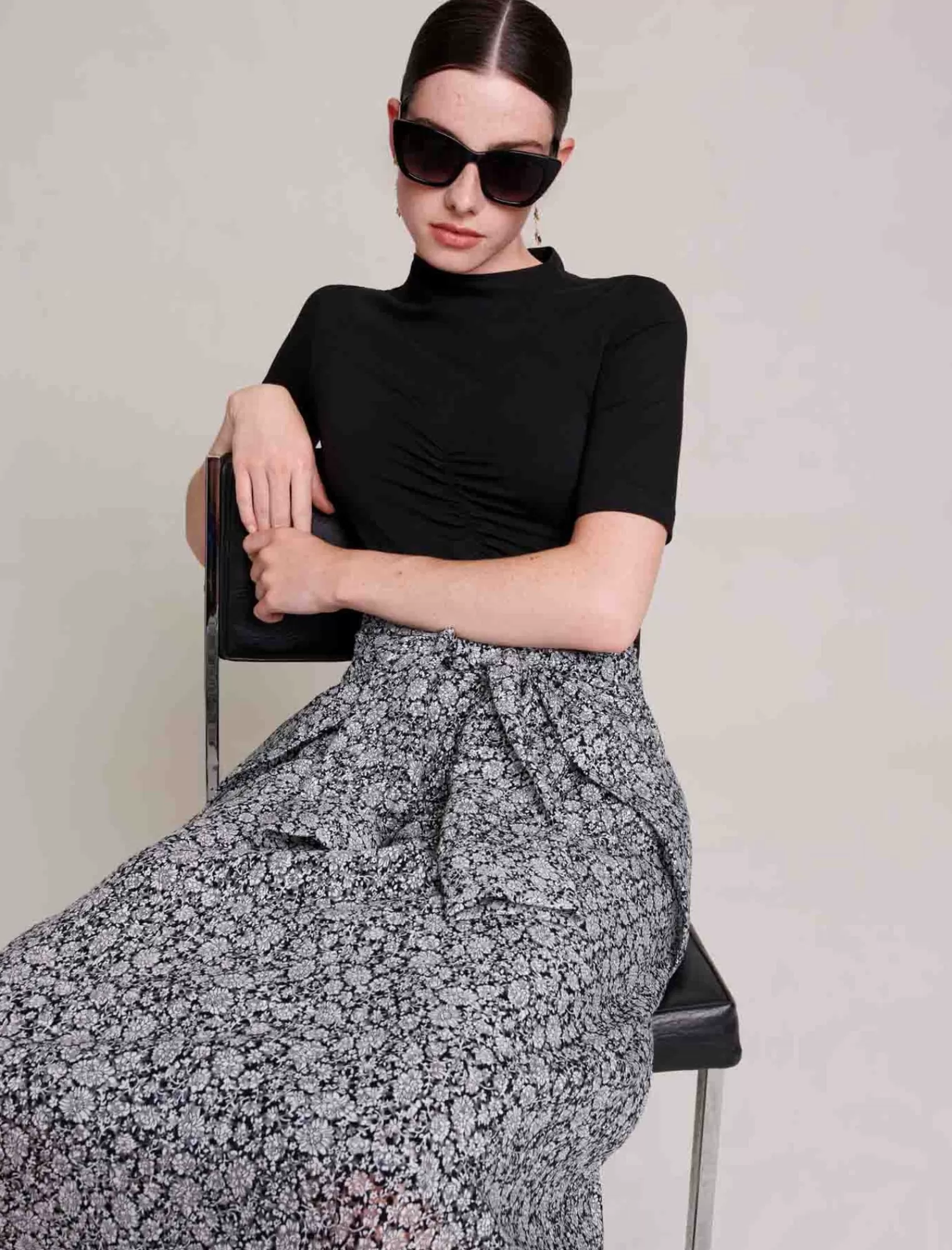 Women Maje Floral Pattern Maxi Dress