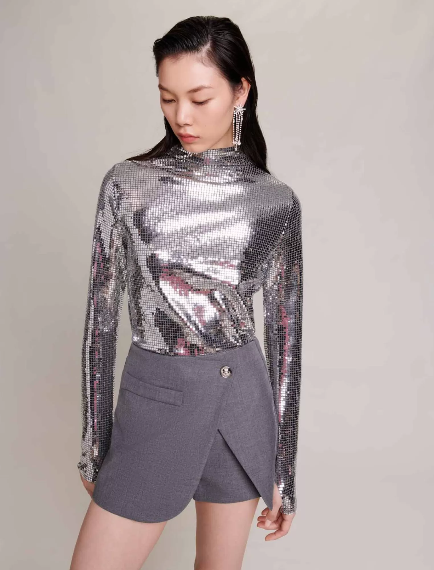 Women Maje Glittery Top