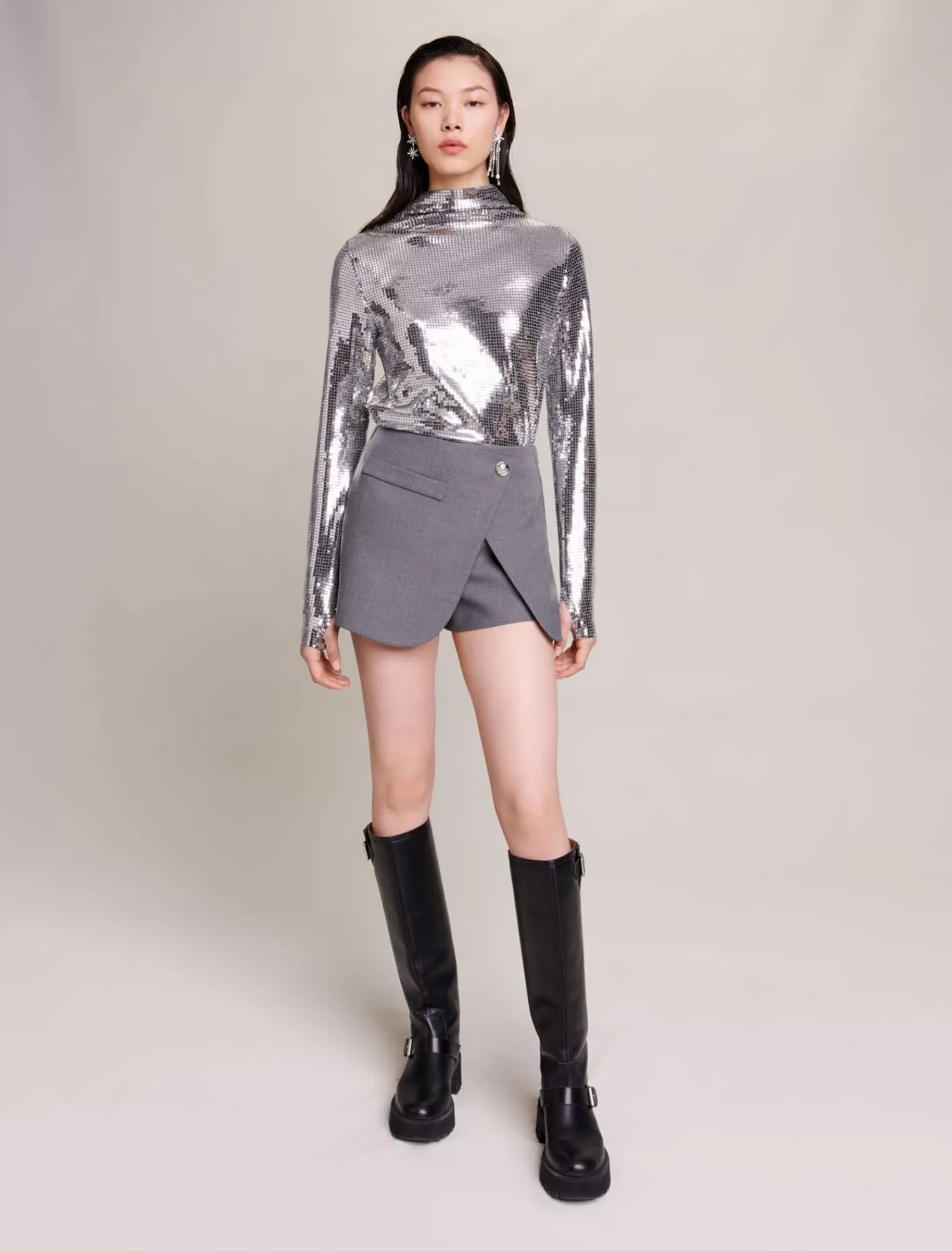 Women Maje Glittery Top
