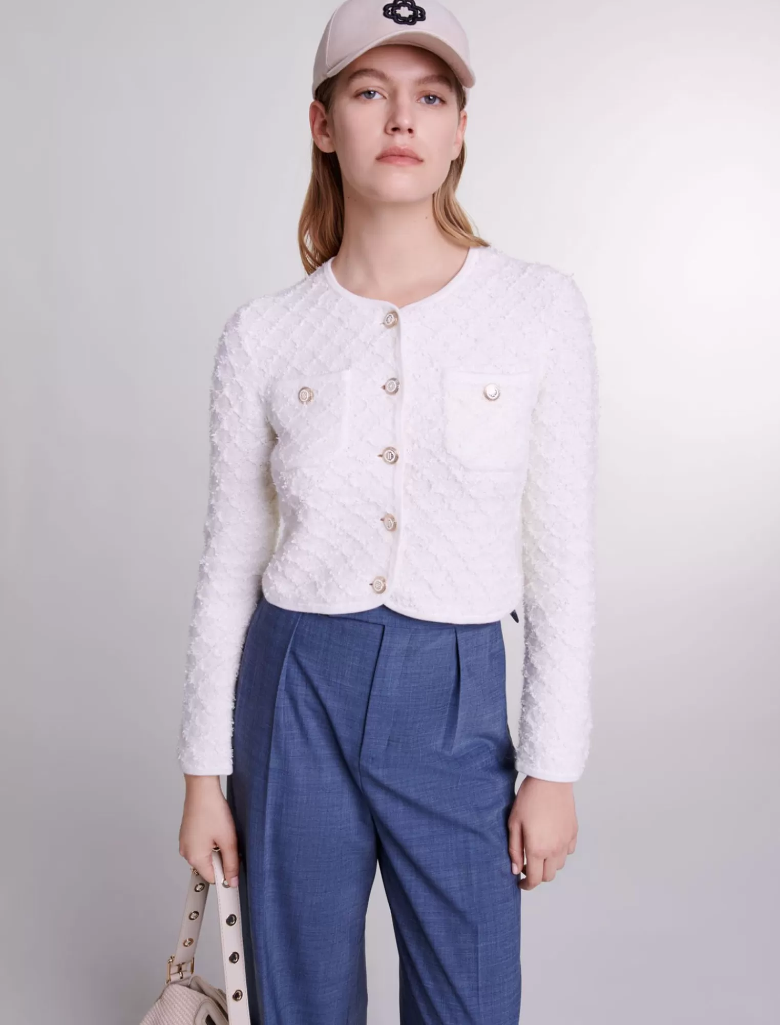 Women Maje Knitted Cardigan