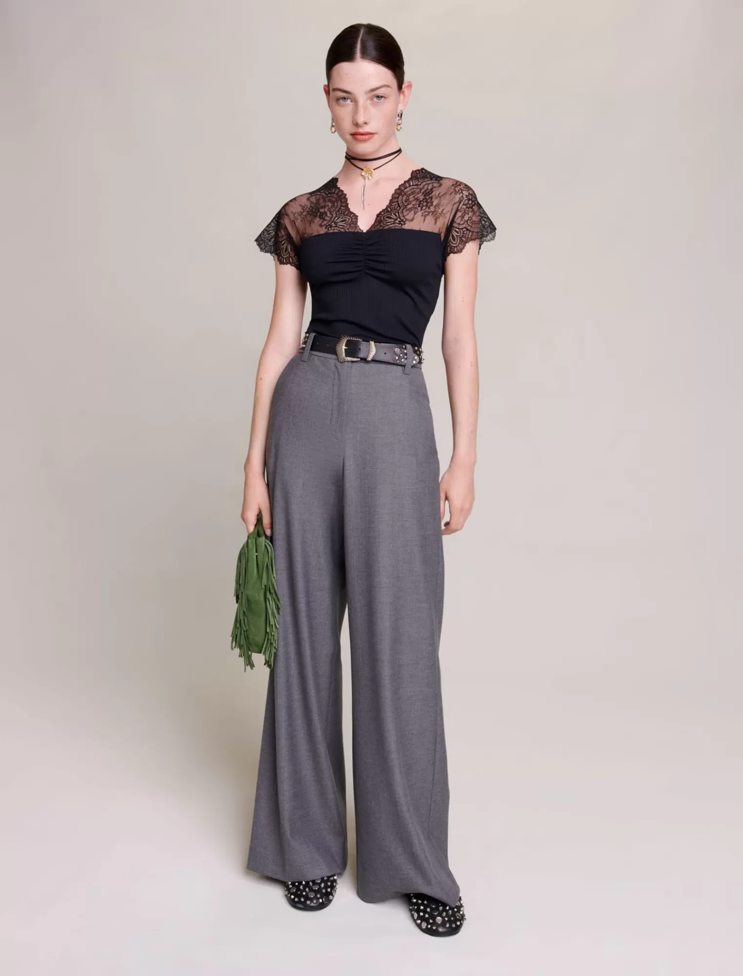 Women Maje Lace Top