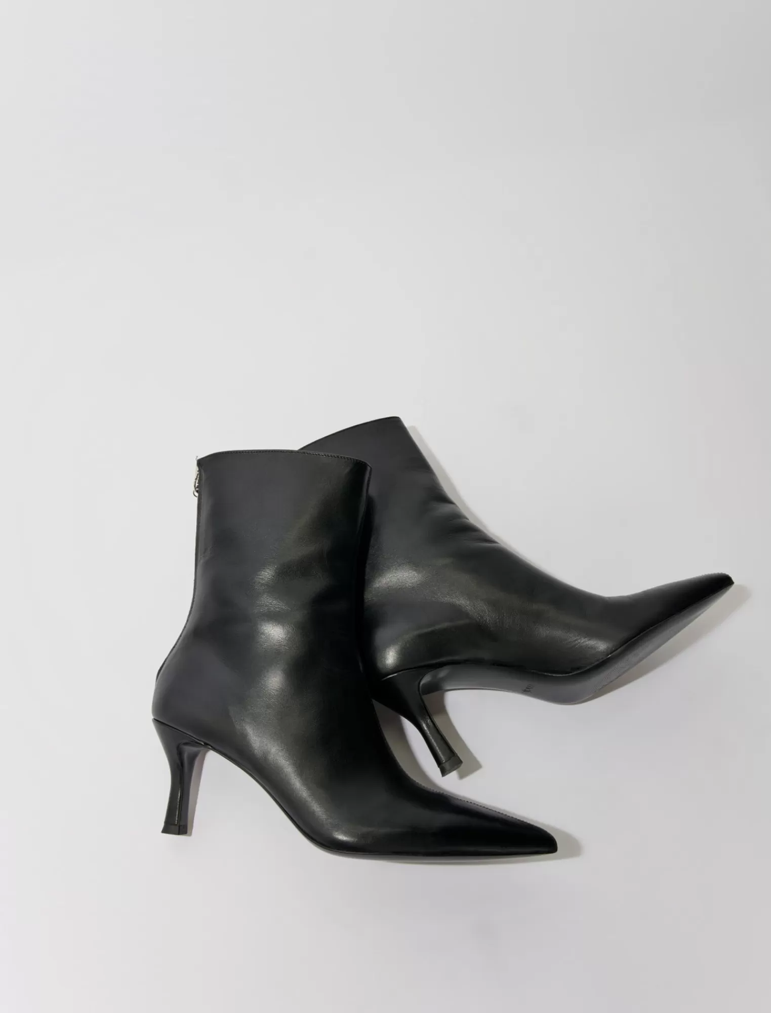 Women Maje Leather Ankle Boots