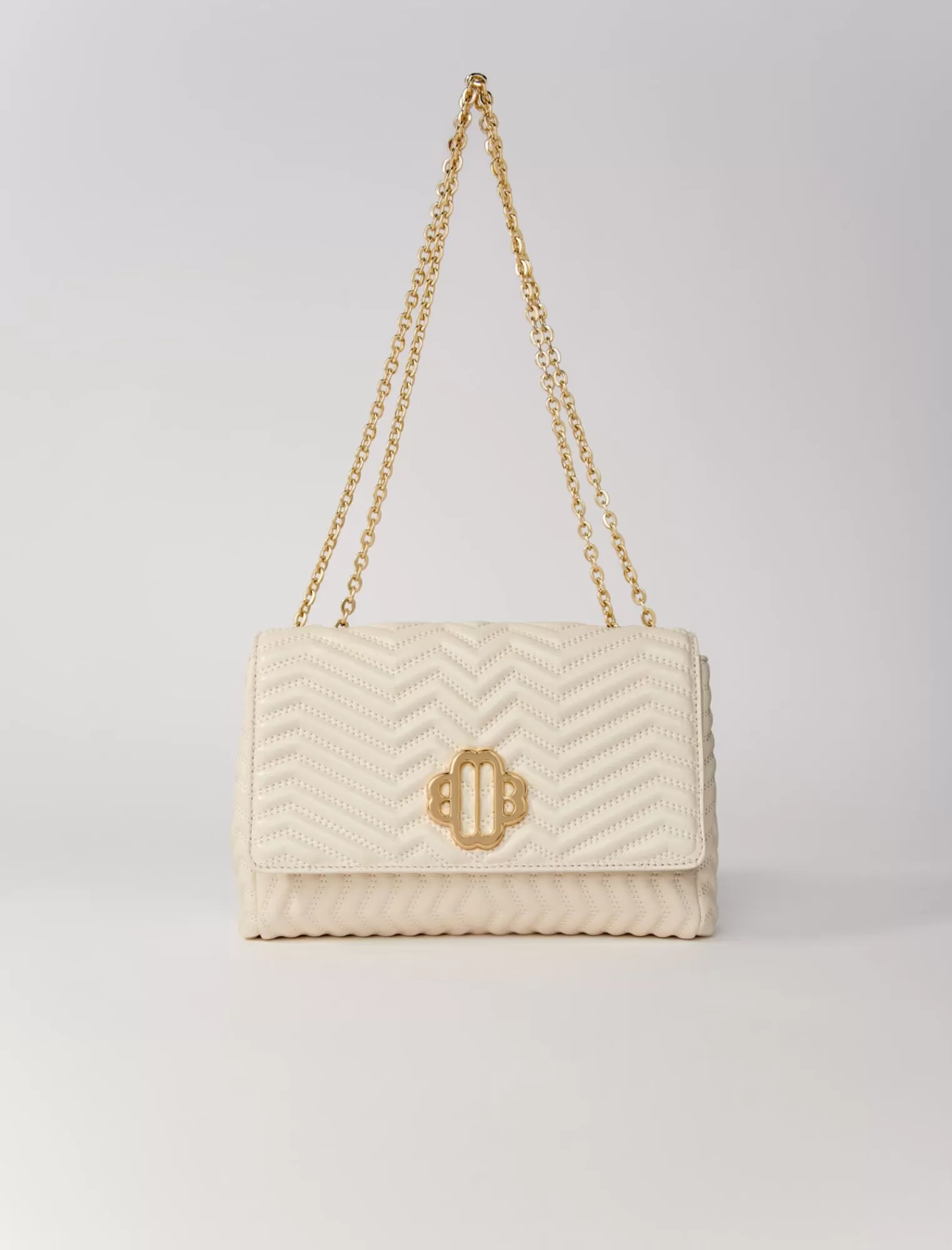 Women Maje Leather Bag With Chain