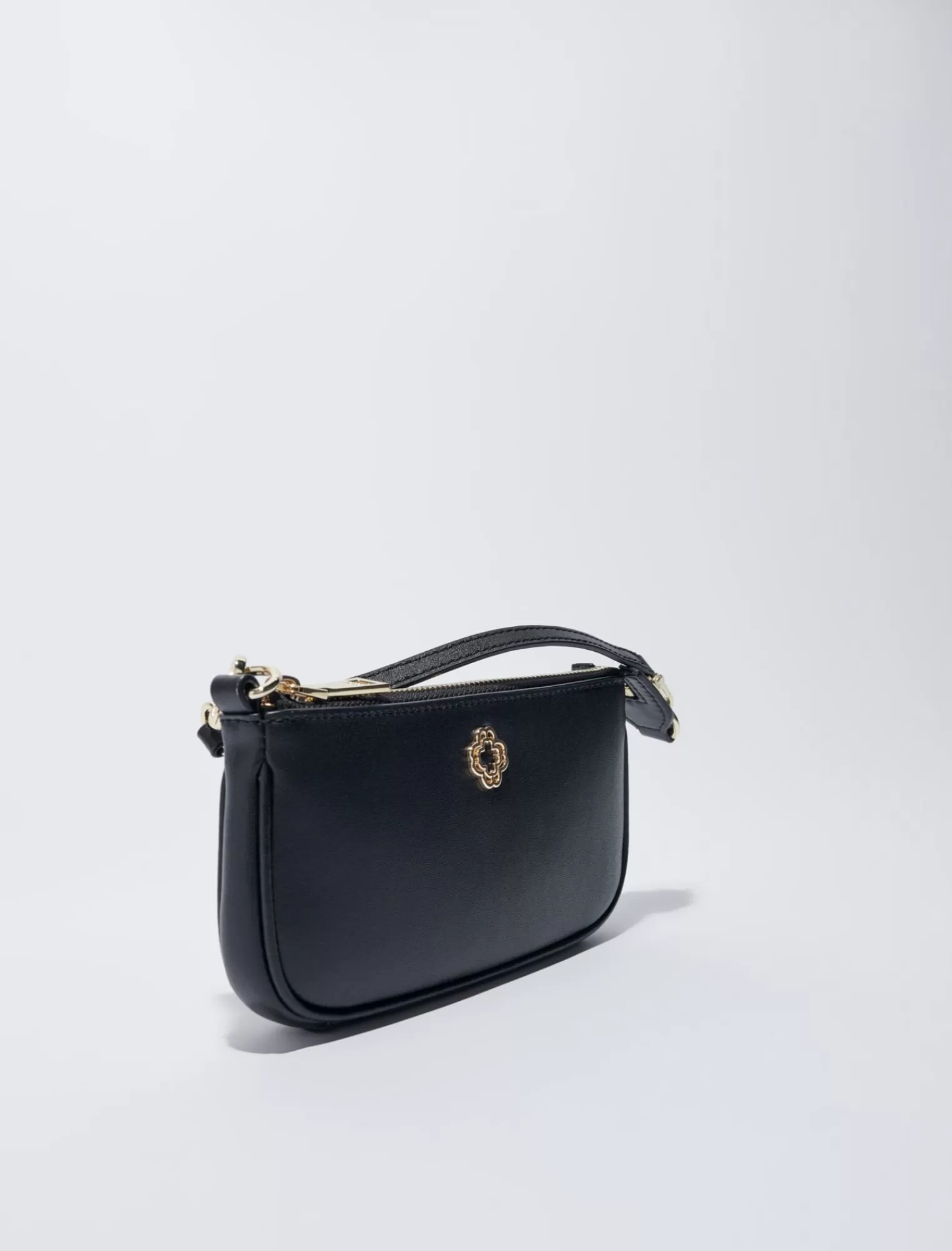 Women Maje Leather Clutch Bag