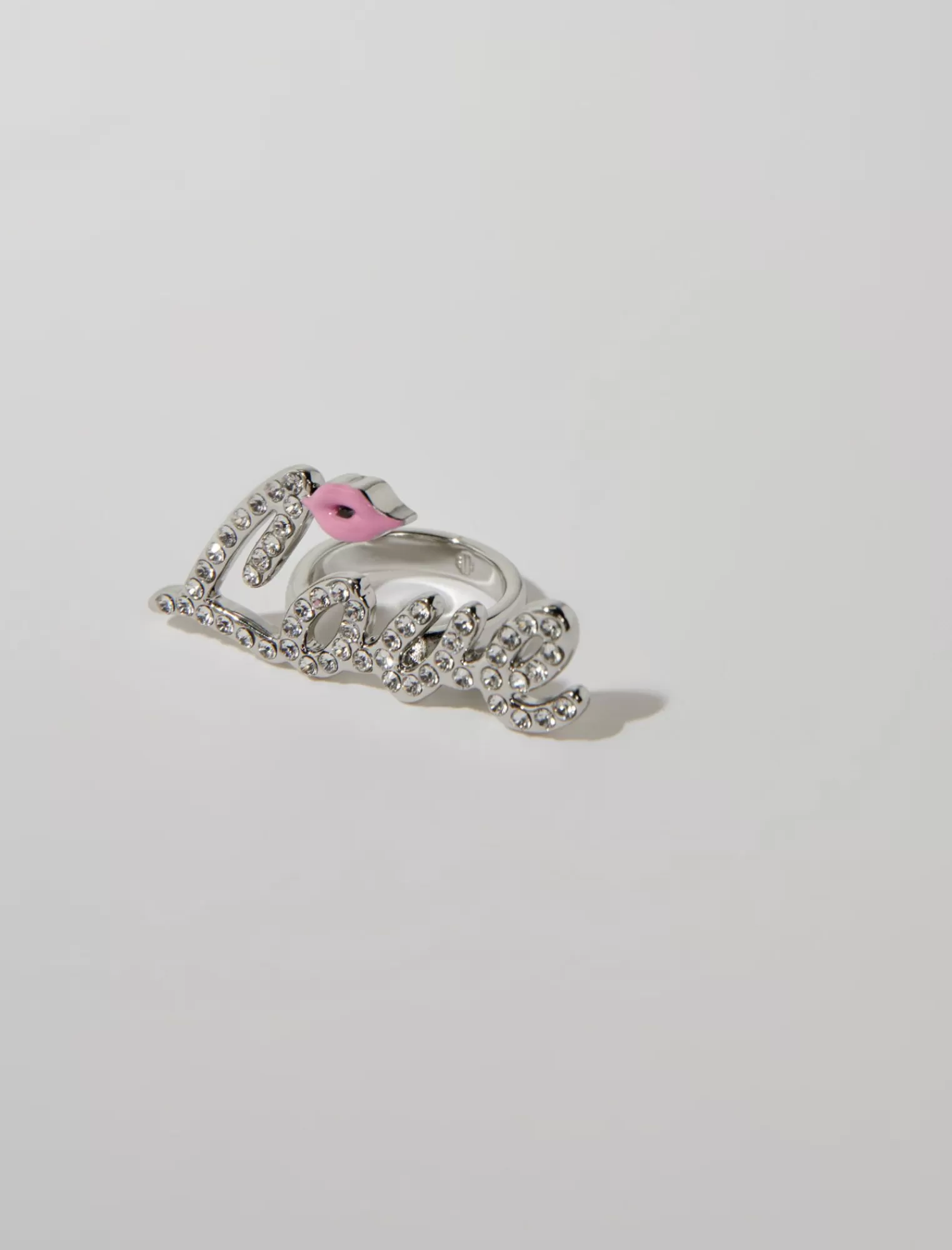Women Maje Love Rhinestone Ring
