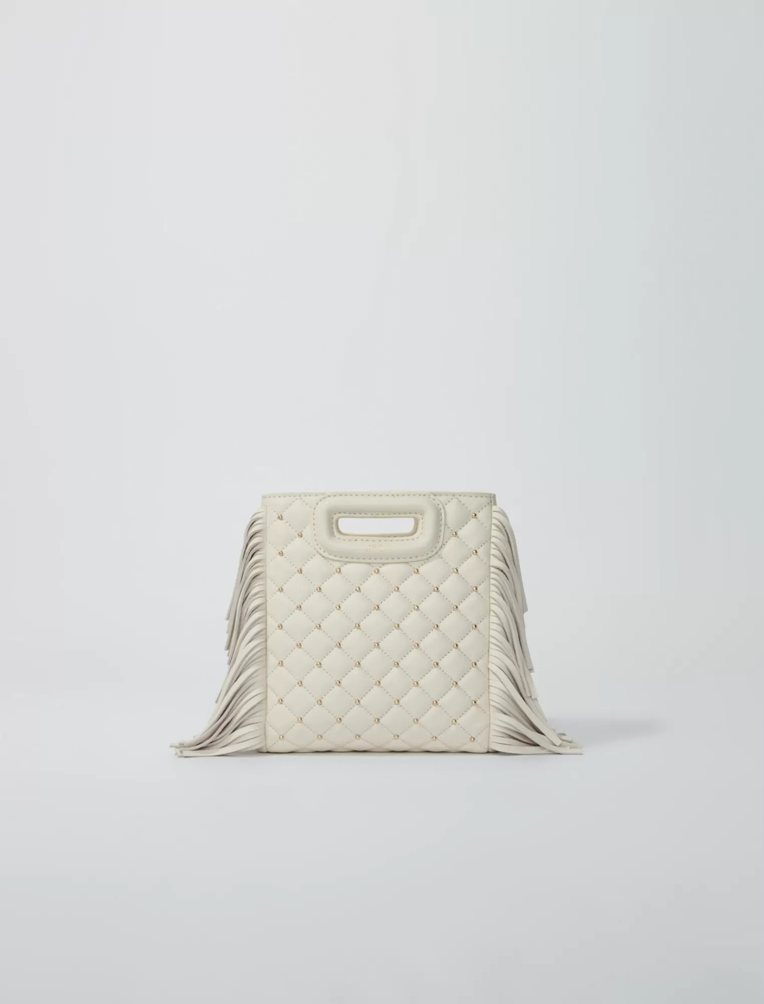Women Maje M Mini Bag In Quilted Leather With Studs