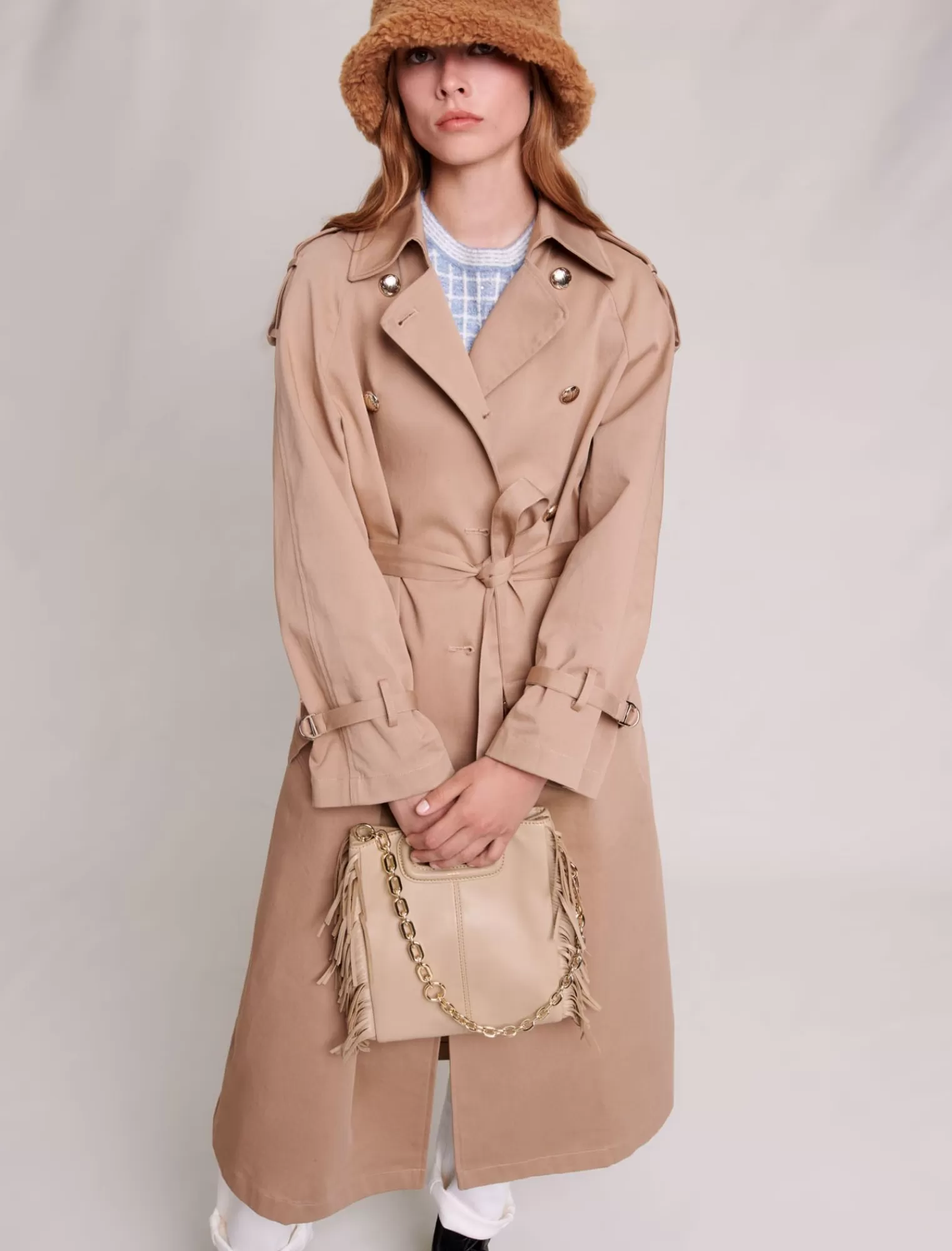Women Maje Oversized Trench Coat