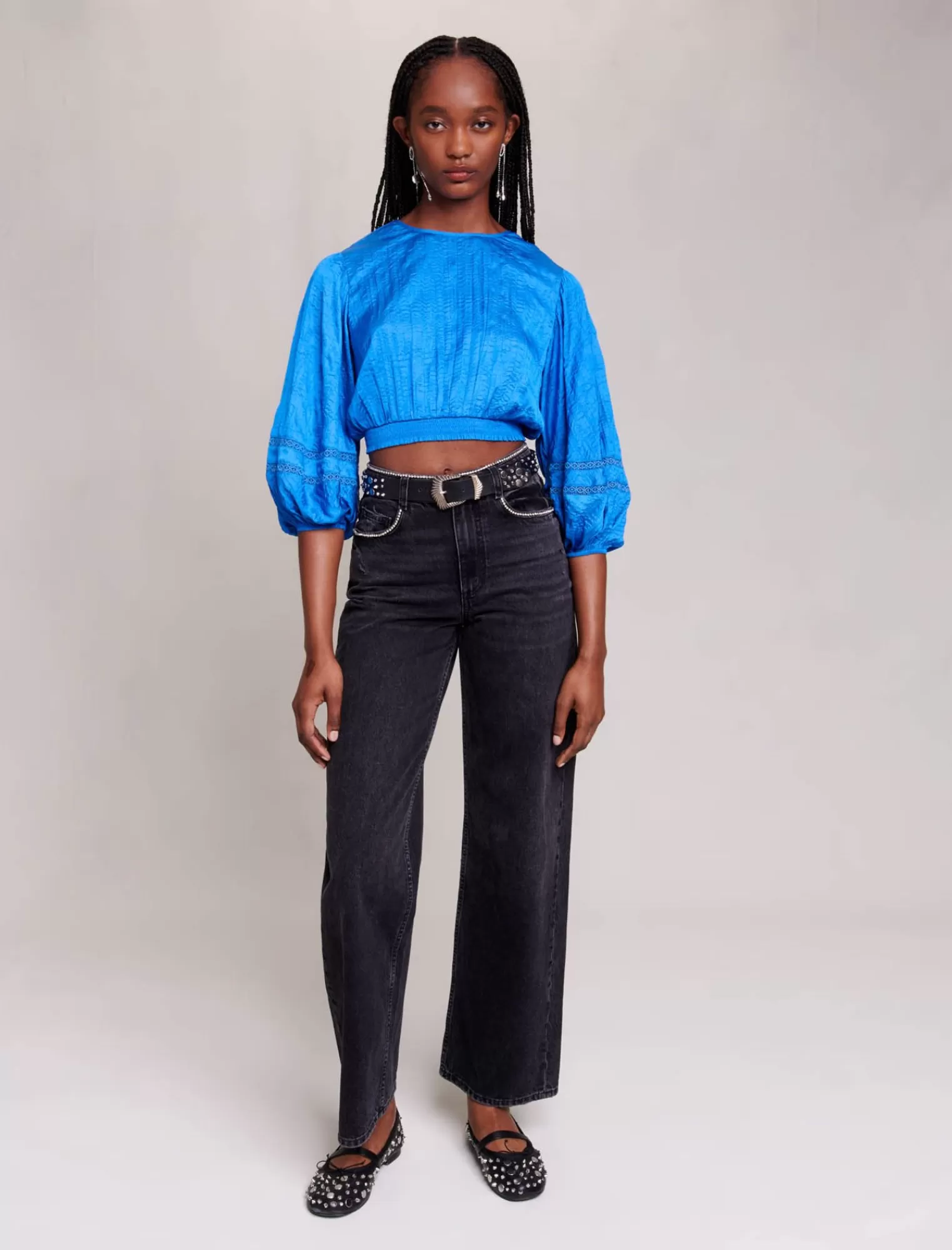 Women Maje Satin Top