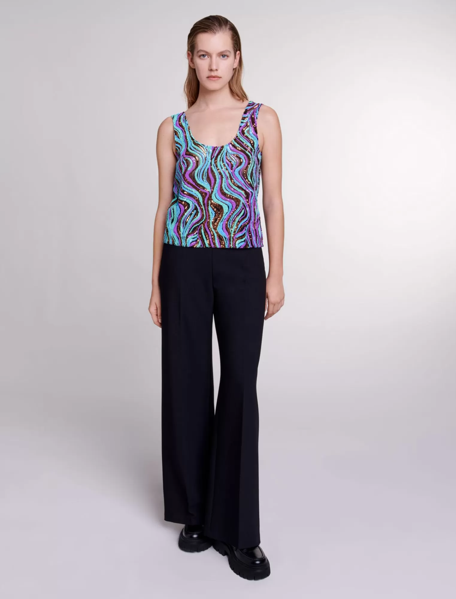 Women Maje Sequin Top