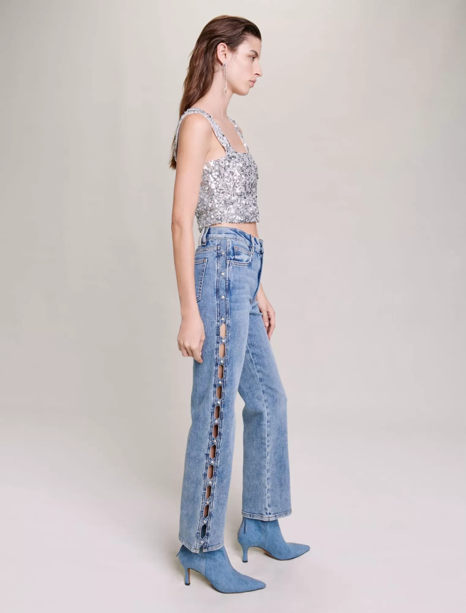 Women Maje Sequin Top