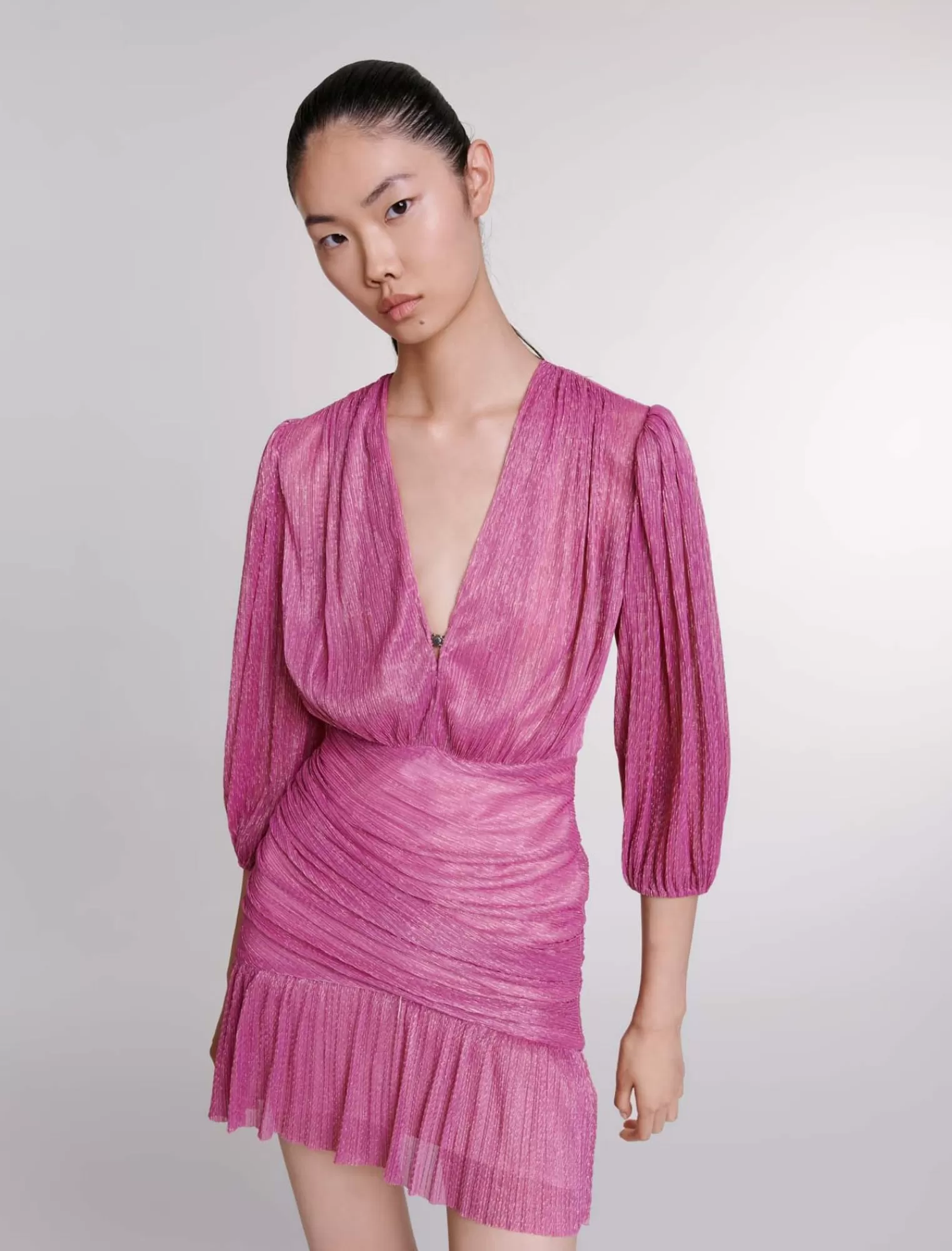 Women Maje Short Draped Dress