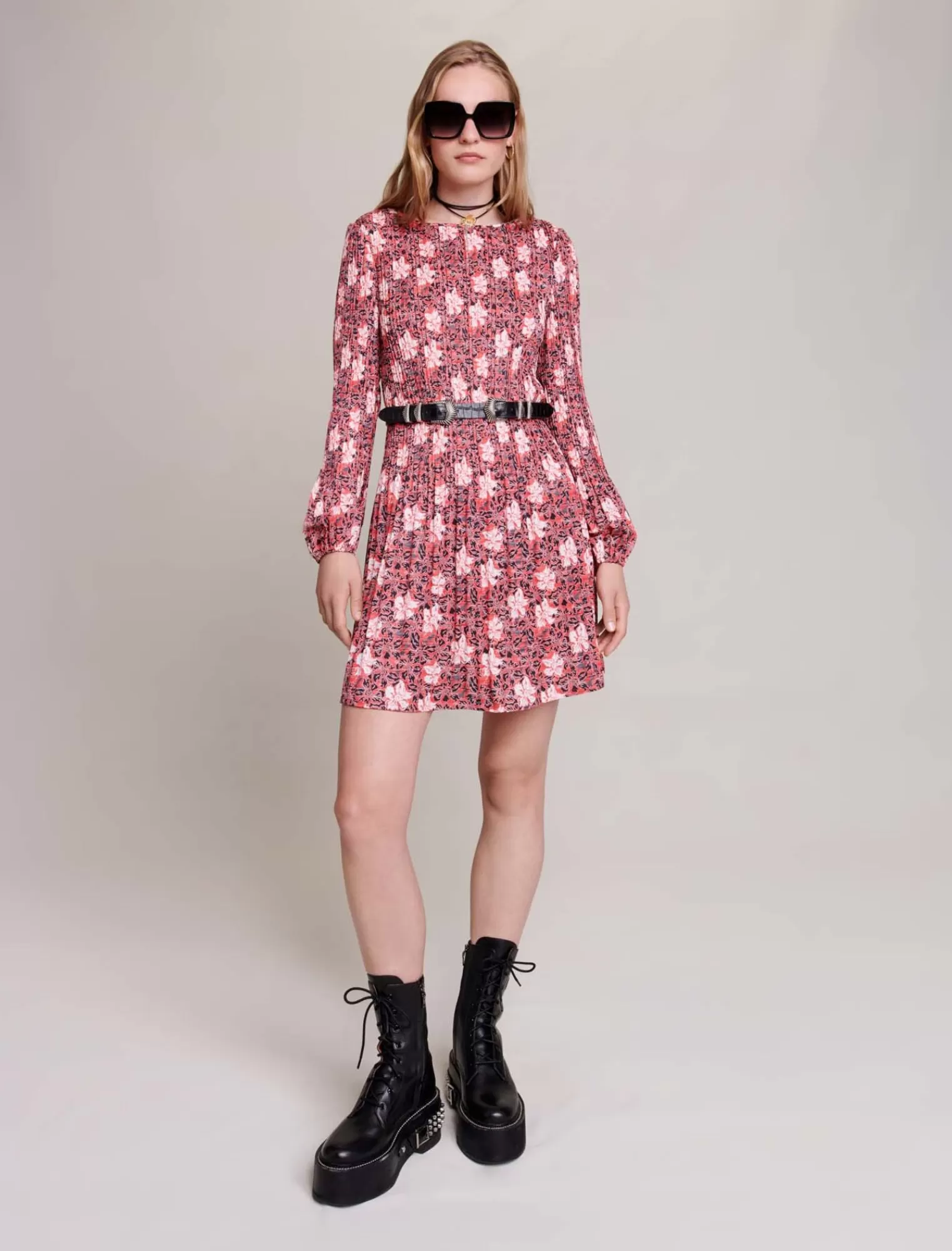 Women Maje Short Floral Dress