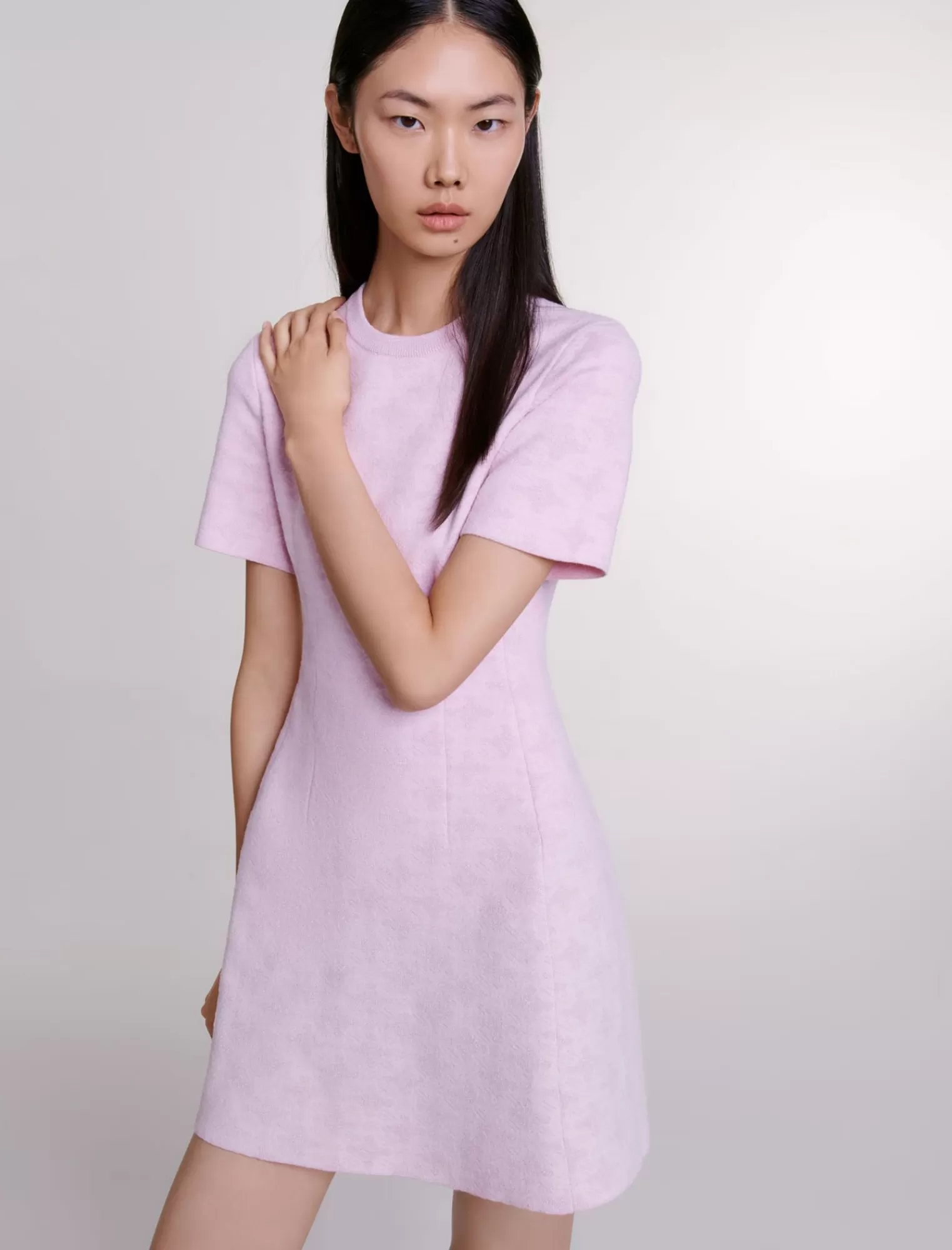 Women Maje Short Jacquard Knit Dress
