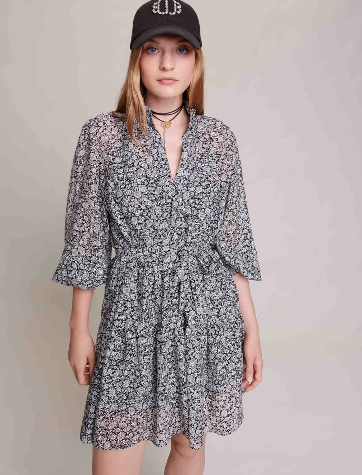 Women Maje Short Patterned Dress