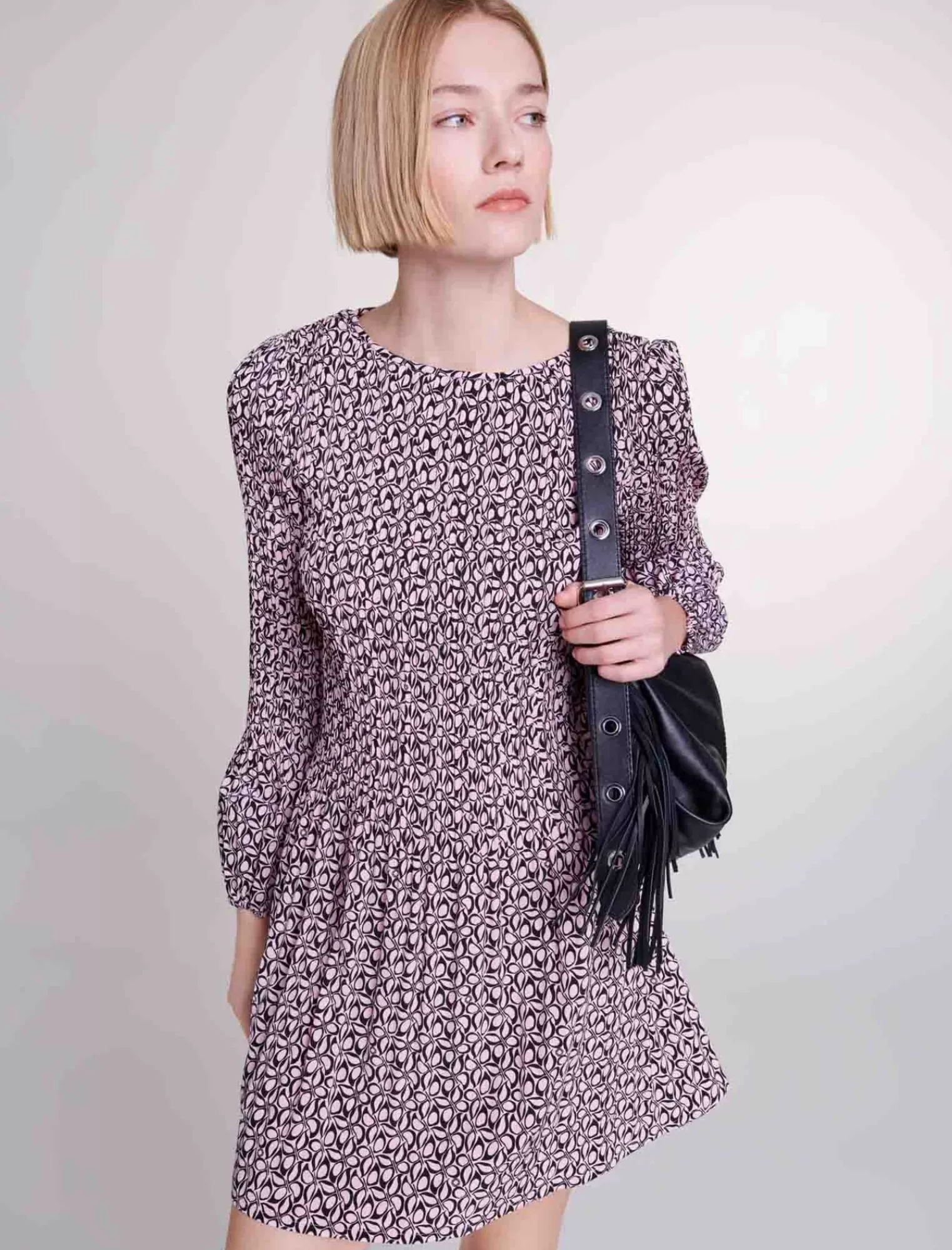 Women Maje Short Patterned Dress