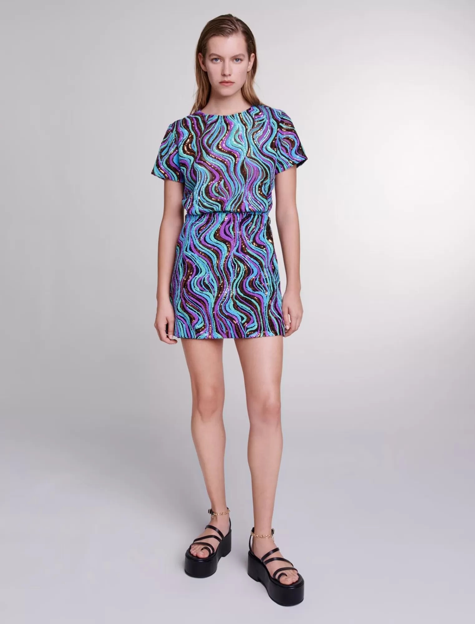 Women Maje Short Sequin Dress