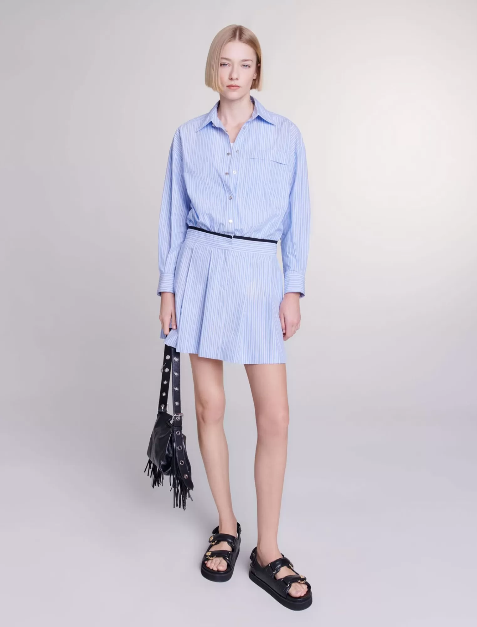 Women Maje Short Shirt Dress