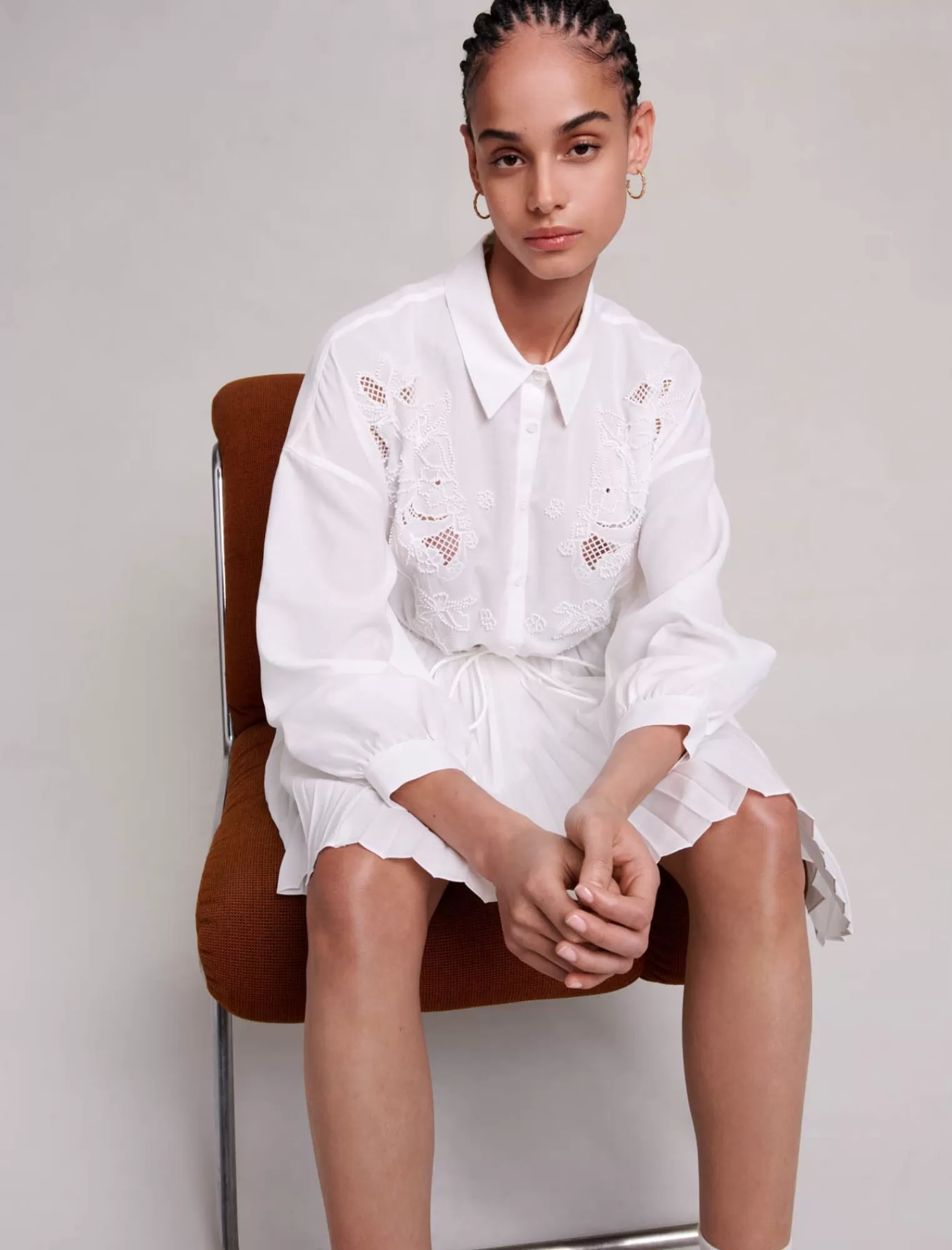 Women Maje Short Shirt Dress