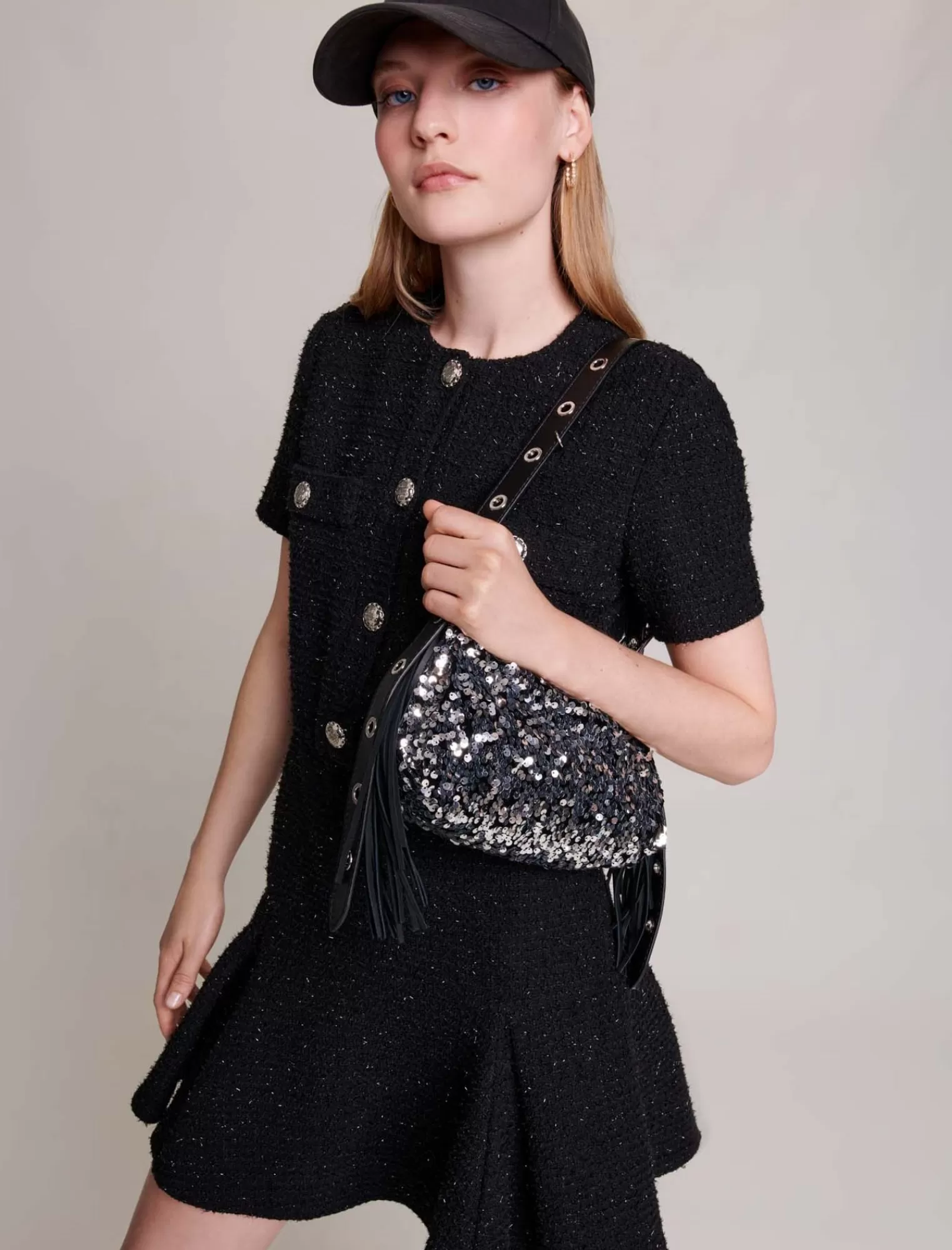 Women Maje Short Tweed Dress