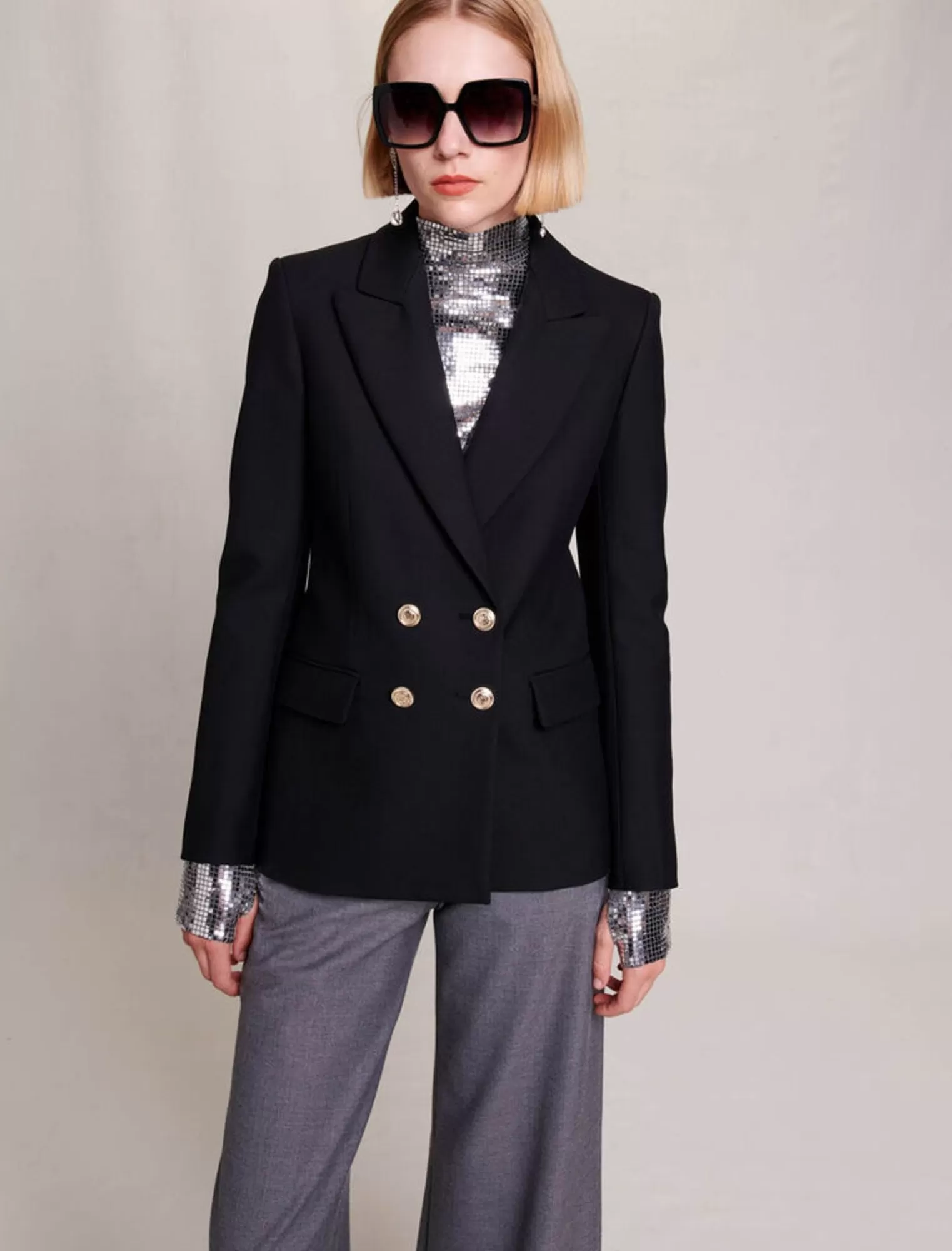 Women Maje Slim Fit Suit Jacket