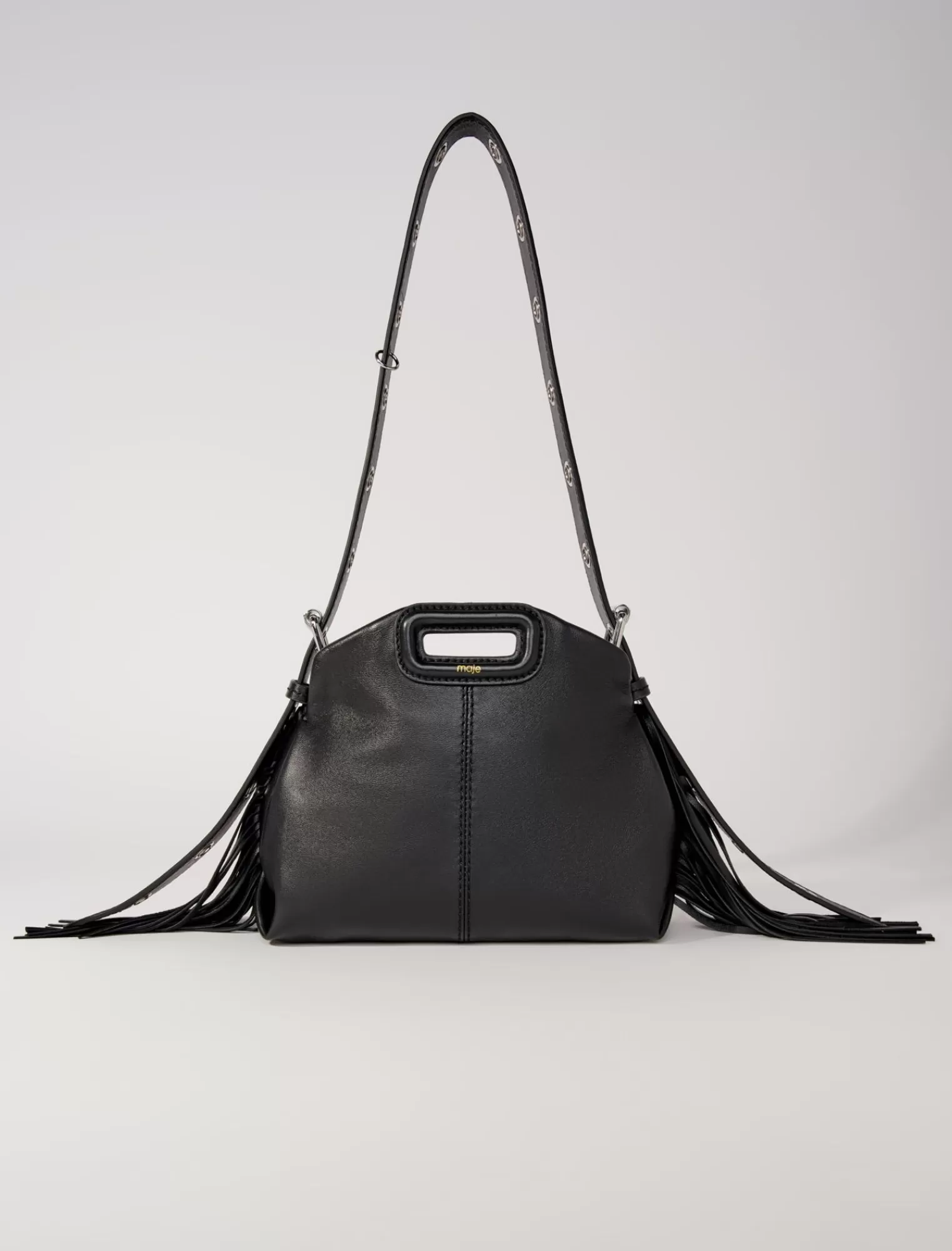 Women Maje Smooth Leather Mini Miss M Bag