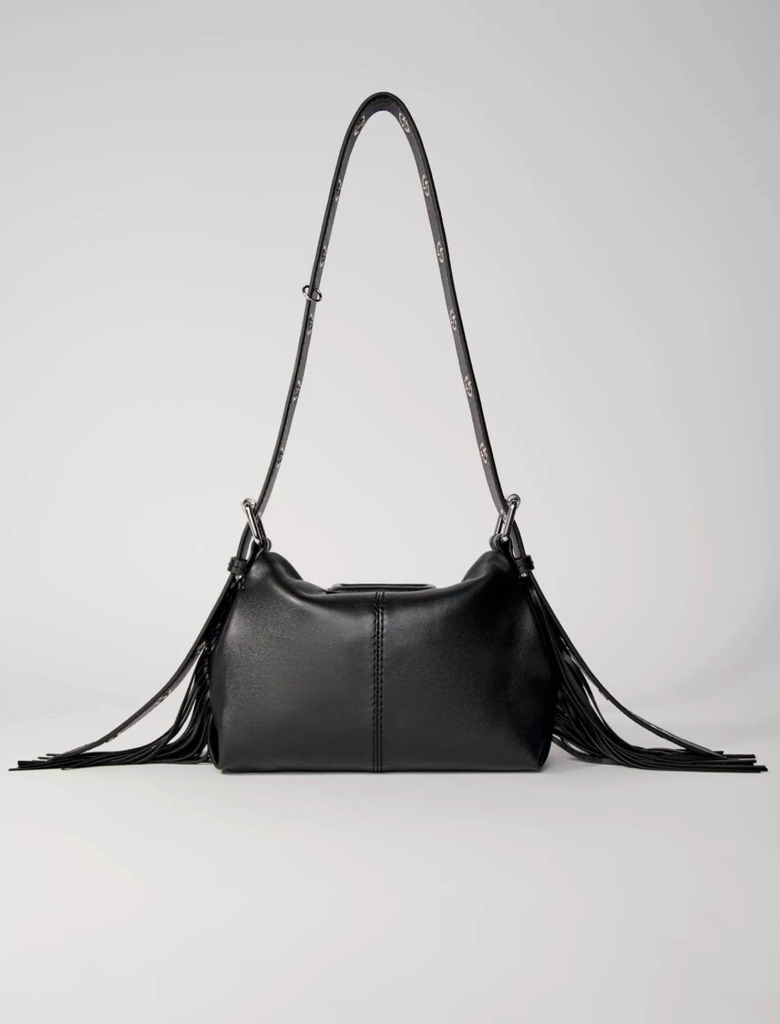 Women Maje Smooth Leather Mini Miss M Bag
