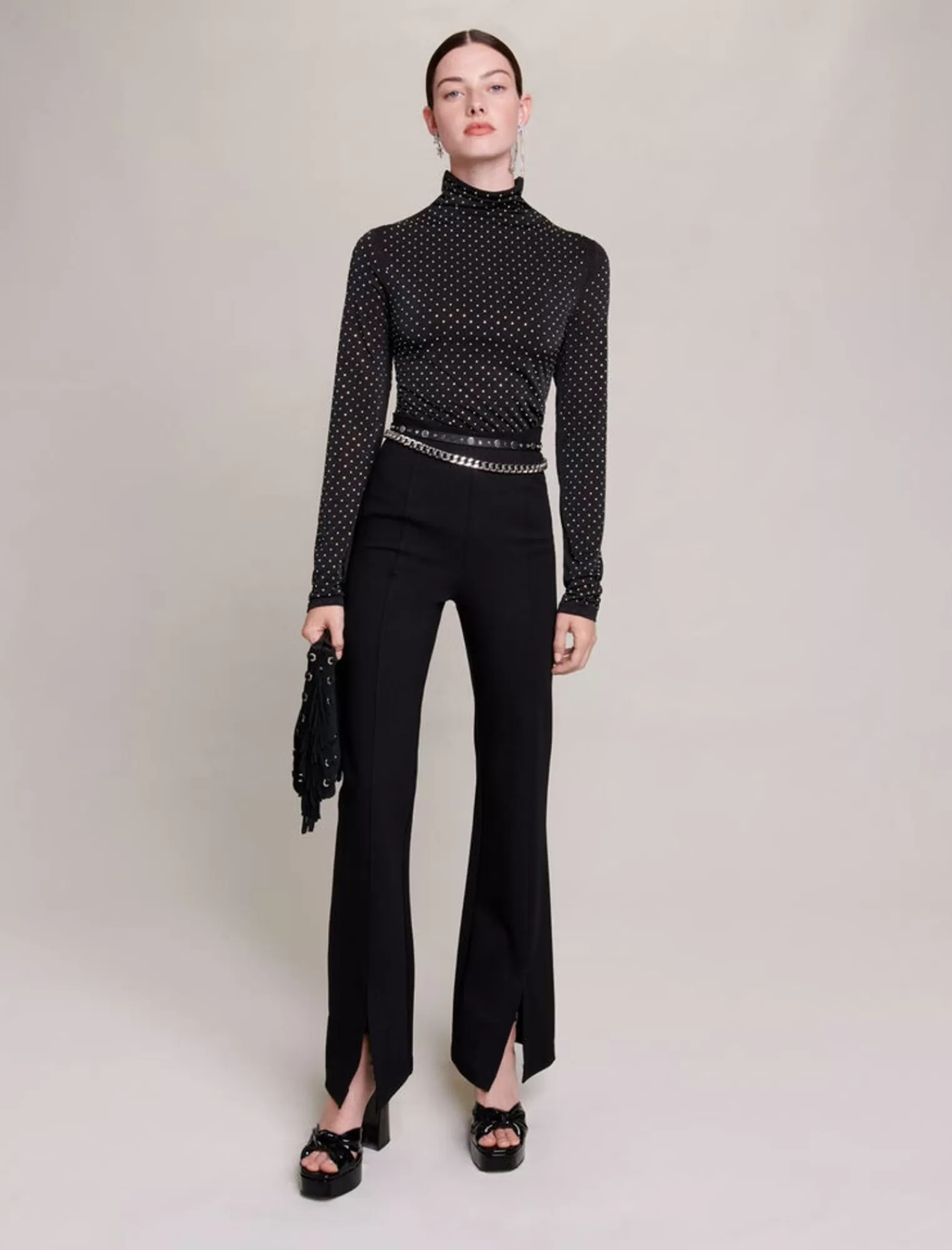 Women Maje Split Pants