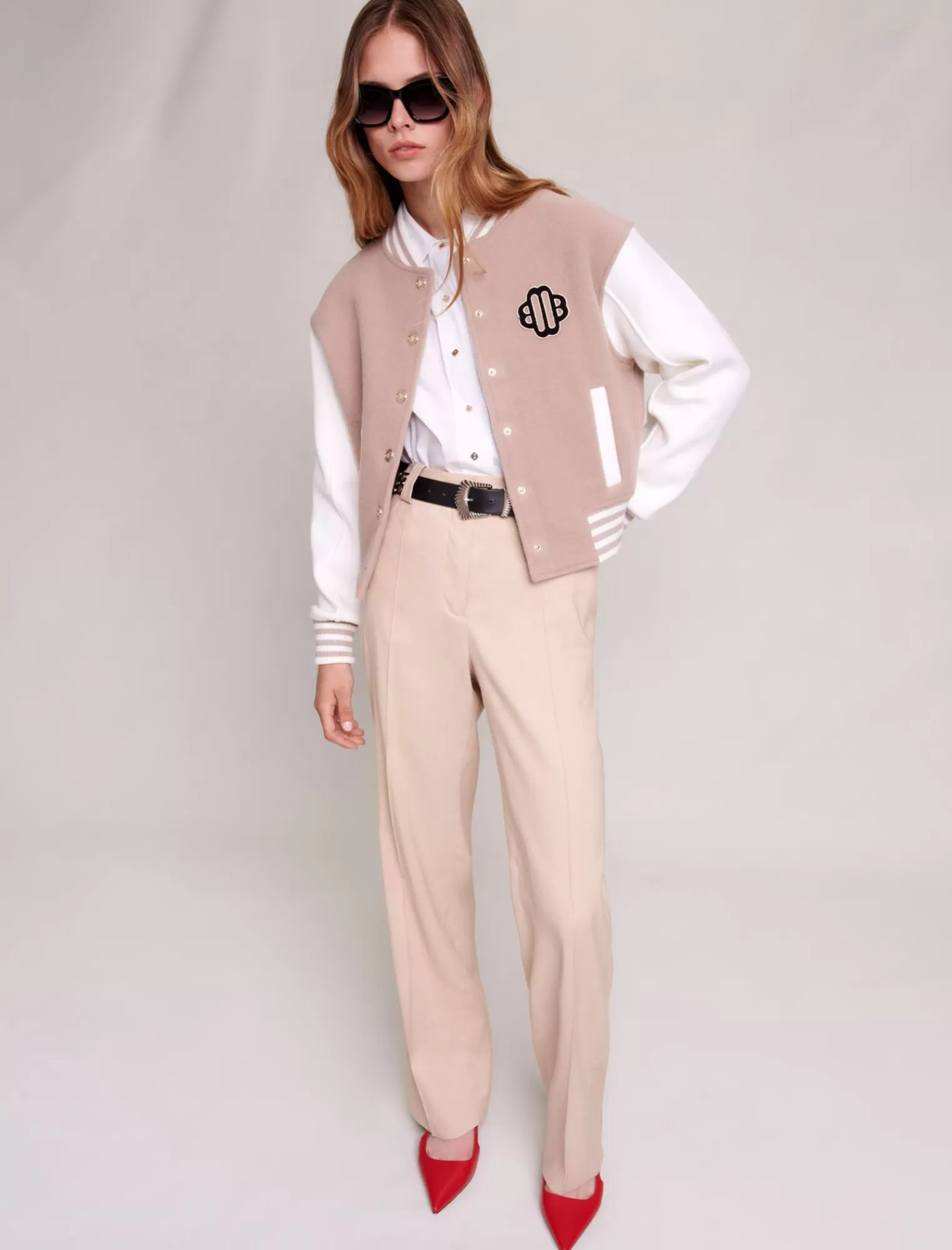 Women Maje Straight Fit Trousers