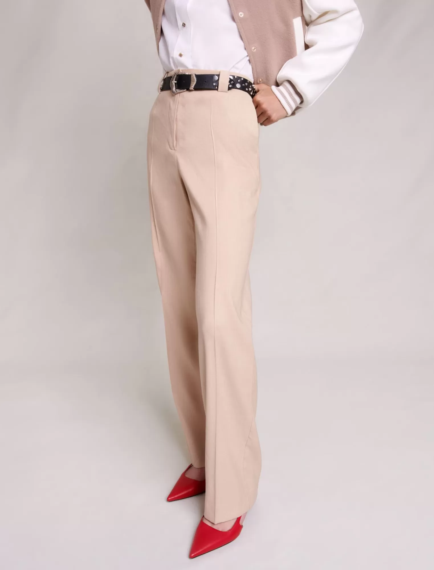 Women Maje Straight Fit Trousers