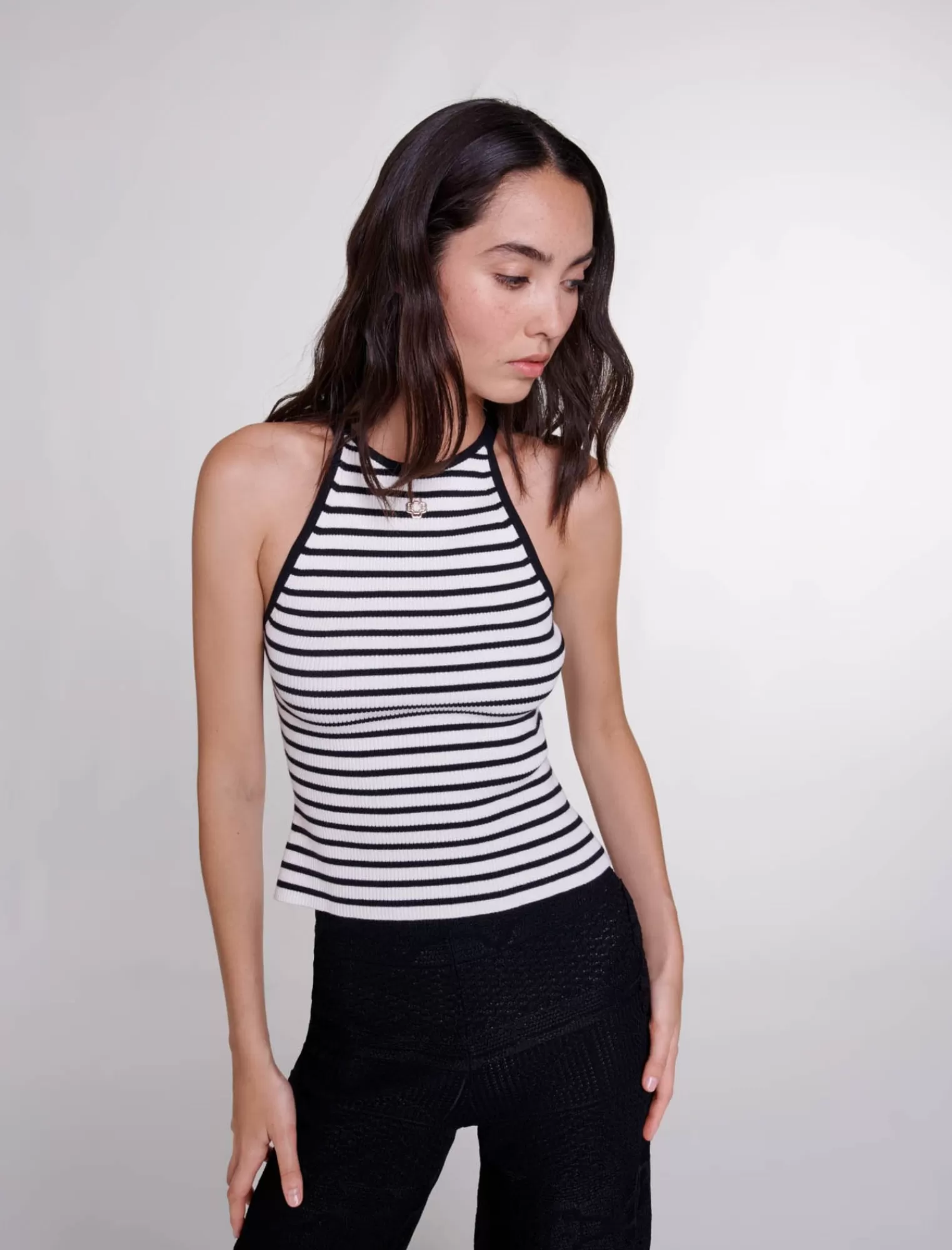 Women Maje Striped Top