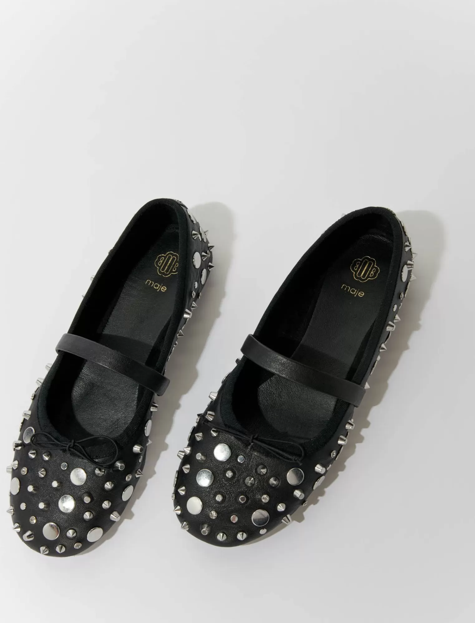 Women Maje Studded Ballet Flats