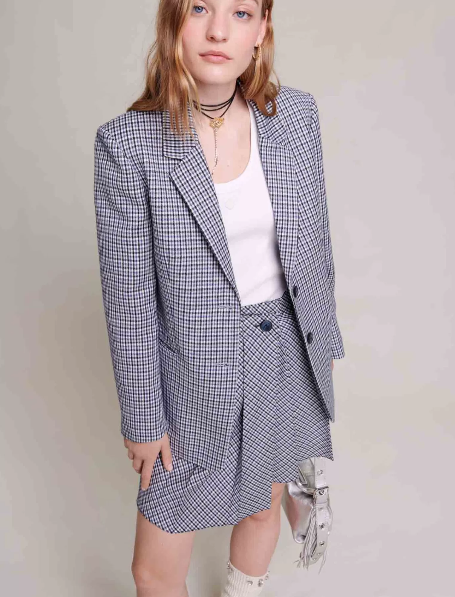 Women Maje Tailored Blazer Jacket