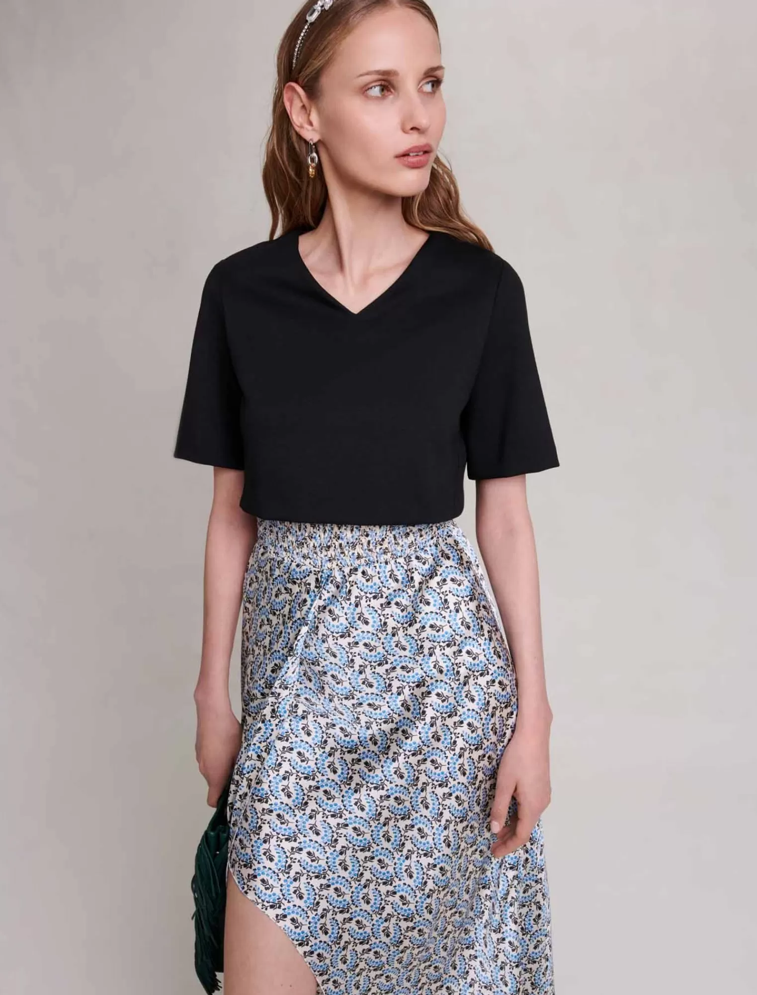 Women Maje Two In One Floral Dress