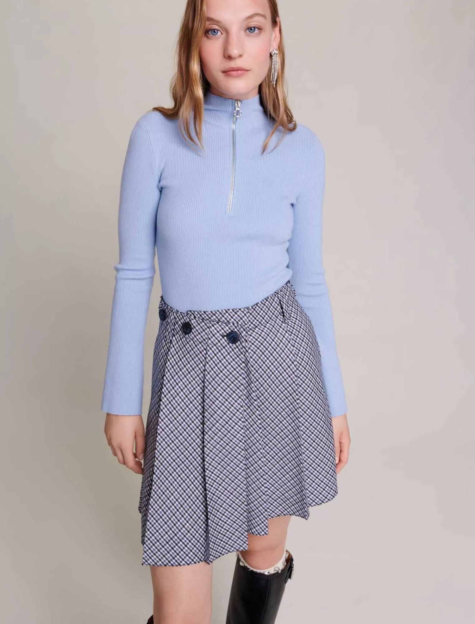 Women Maje Wraparound Skirt